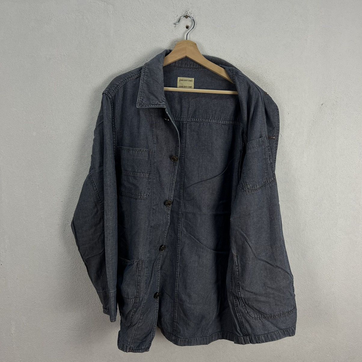 Japanese Brand INSPECTORS JACKET HIKORY CHORE JACKET COVER DUET COMPO JAPAN Size US M / EU 48-50 / 2 - 10 Thumbnail