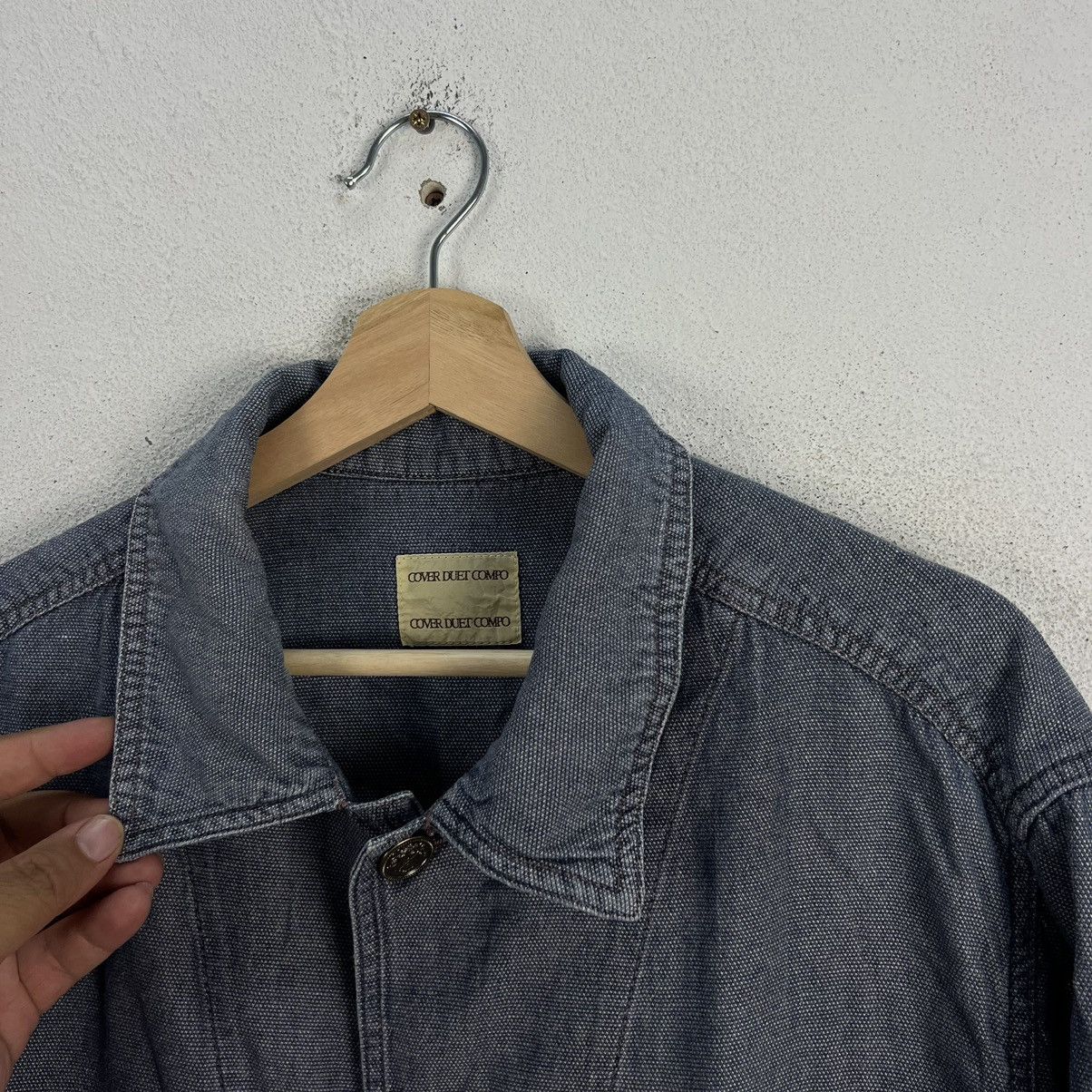 Japanese Brand INSPECTORS JACKET HIKORY CHORE JACKET COVER DUET COMPO JAPAN Size US M / EU 48-50 / 2 - 7 Thumbnail