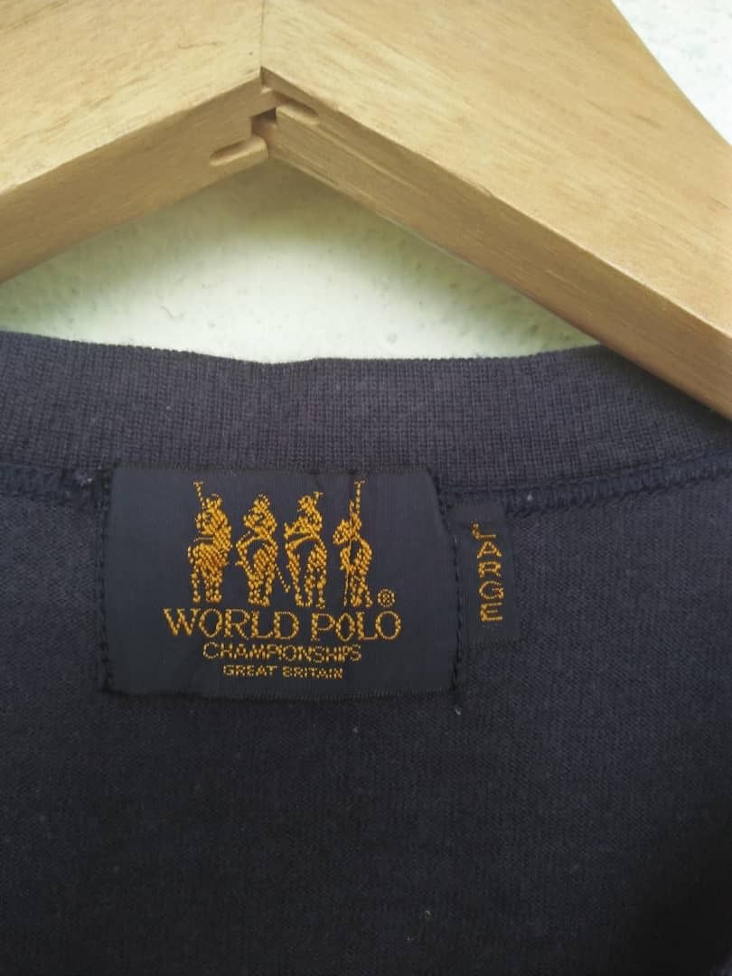 Polo Ralph Lauren Vintage Multicolour World Polo Championship Embroidery Size US L / EU 52-54 / 3 - 7 Thumbnail