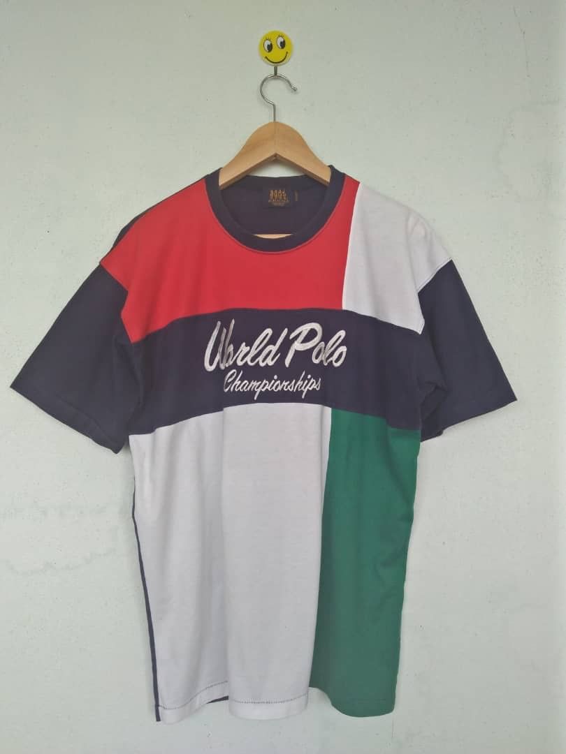 Polo Ralph Lauren Vintage Multicolour World Polo Championship Embroidery Size US L / EU 52-54 / 3 - 2 Thumbnail