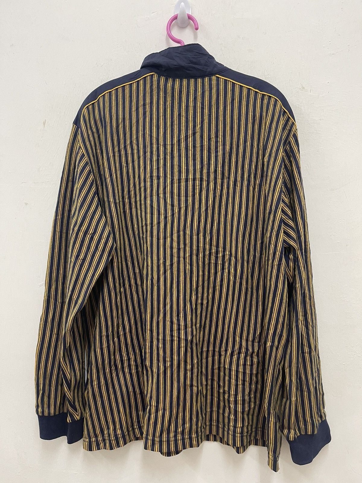 Nina Ricci Rare Vintage NINA RICCI Striped Half Zip Long Sleeve Size M / US 6-8 / IT 42-44 - 5 Thumbnail