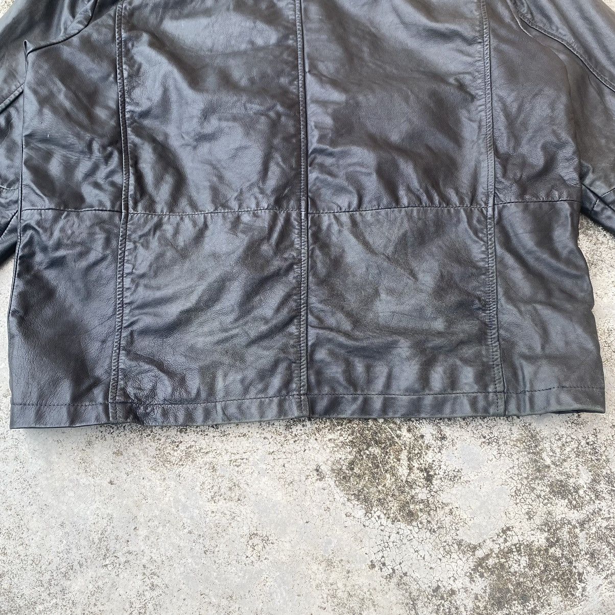 Genuine Leather × Vintage Vintage Reserve Button Up Leather Jacket Size US XL / EU 56 / 4 - 14 Thumbnail