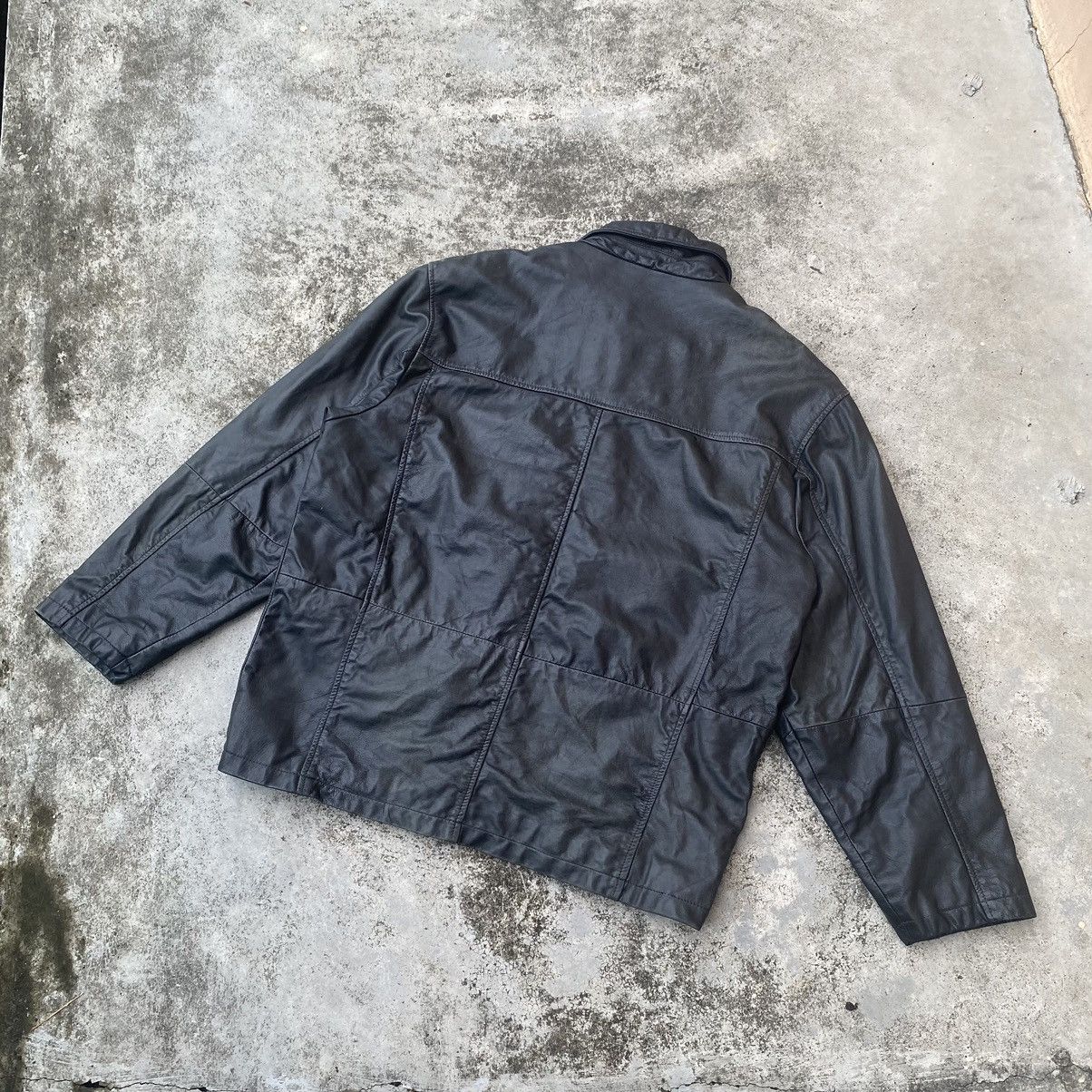 Genuine Leather × Vintage Vintage Reserve Button Up Leather Jacket Size US XL / EU 56 / 4 - 6 Thumbnail