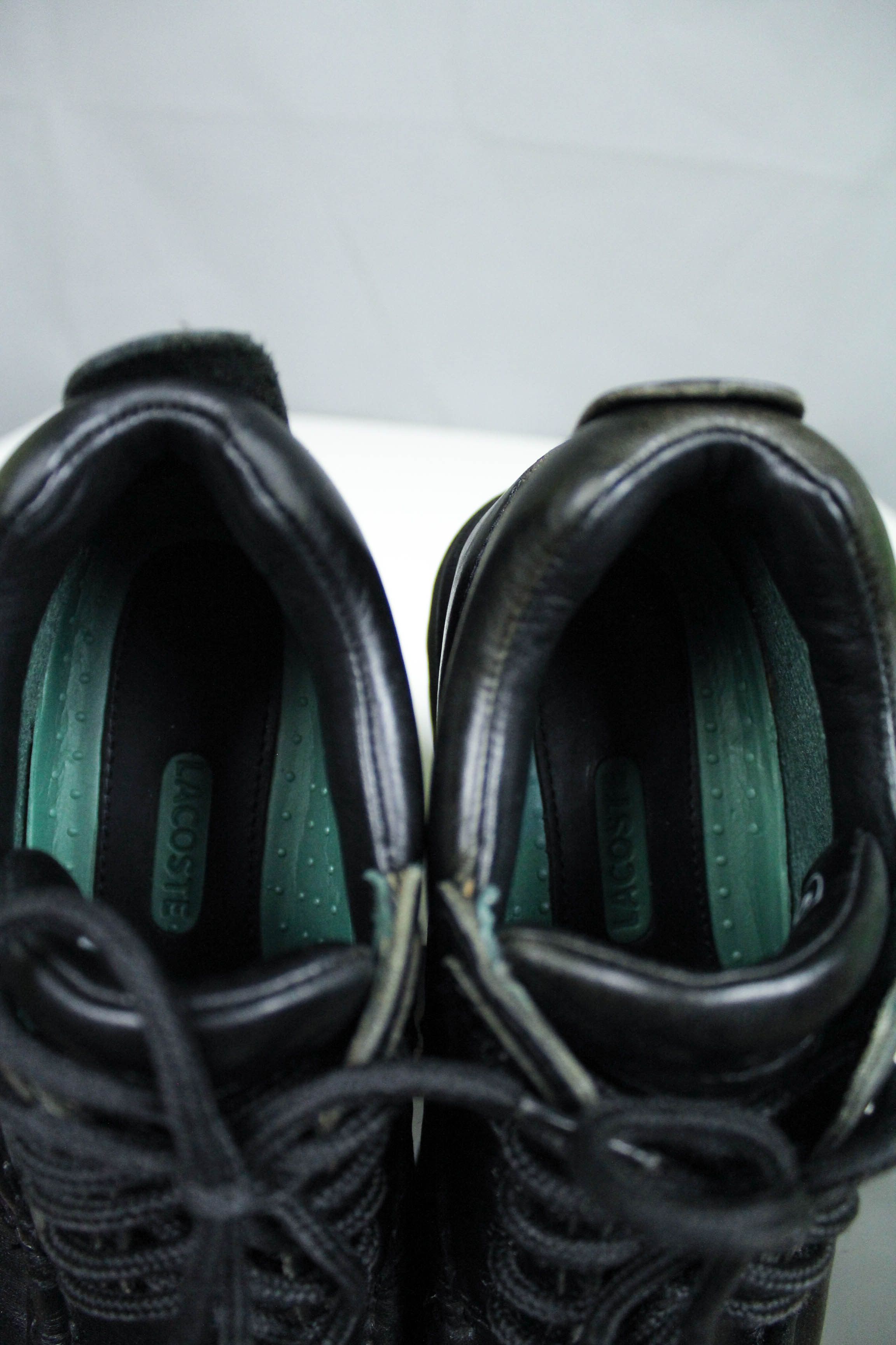 Lacoste Women's Lacoste Vintage 90s Black Leather Work Boots Size US 7.5 / IT 37.5 - 14 Thumbnail