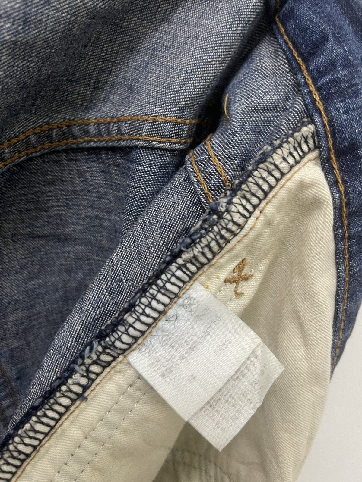 CABANE de ZUCCa Rare Vintage CABANE DE ZUCCA Half Selvedge High Rise Japan Size US 32 / EU 48 - 10 Thumbnail