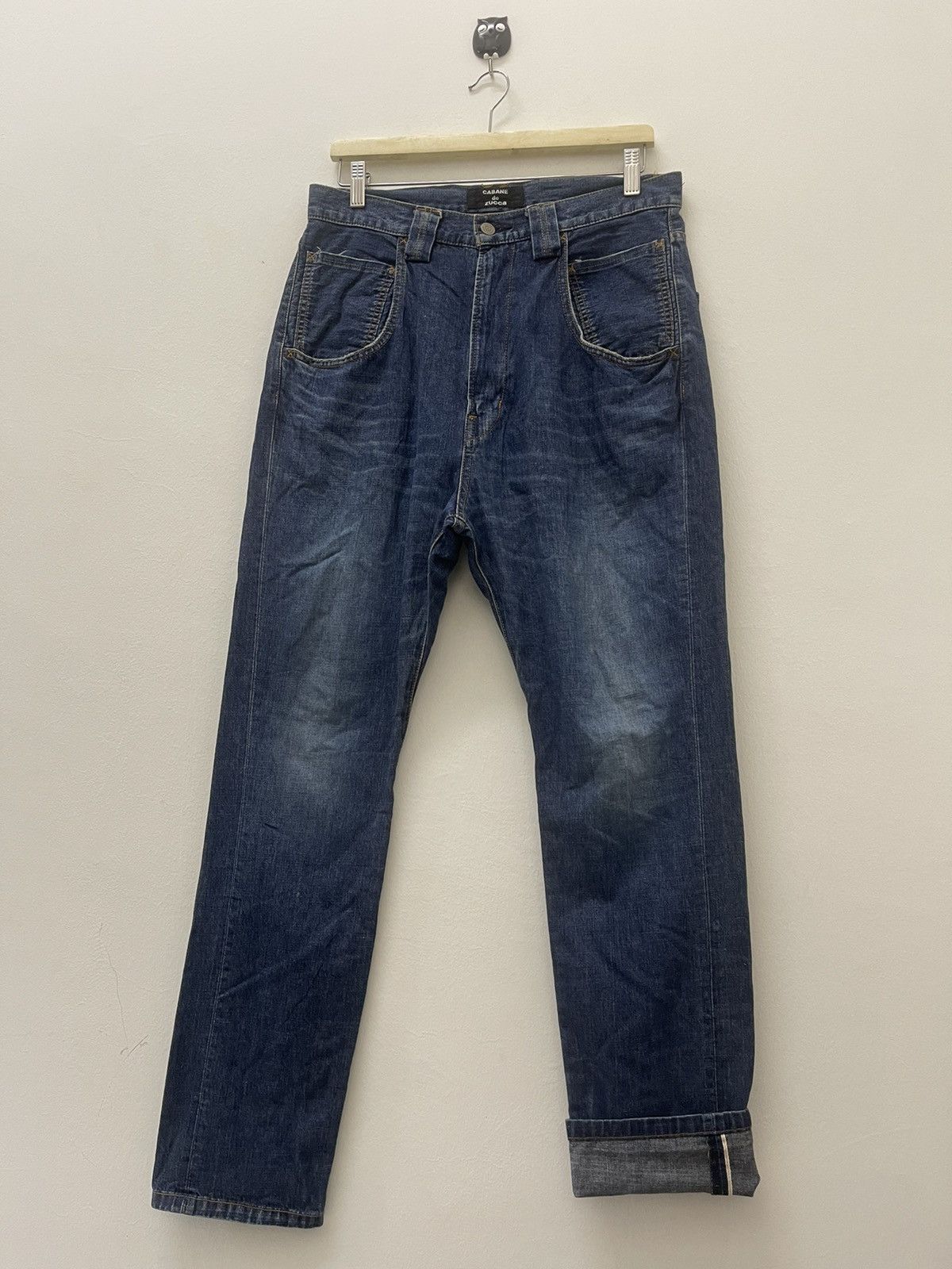 CABANE de ZUCCa Rare Vintage CABANE DE ZUCCA Half Selvedge High Rise Japan Size US 32 / EU 48 - 5 Thumbnail
