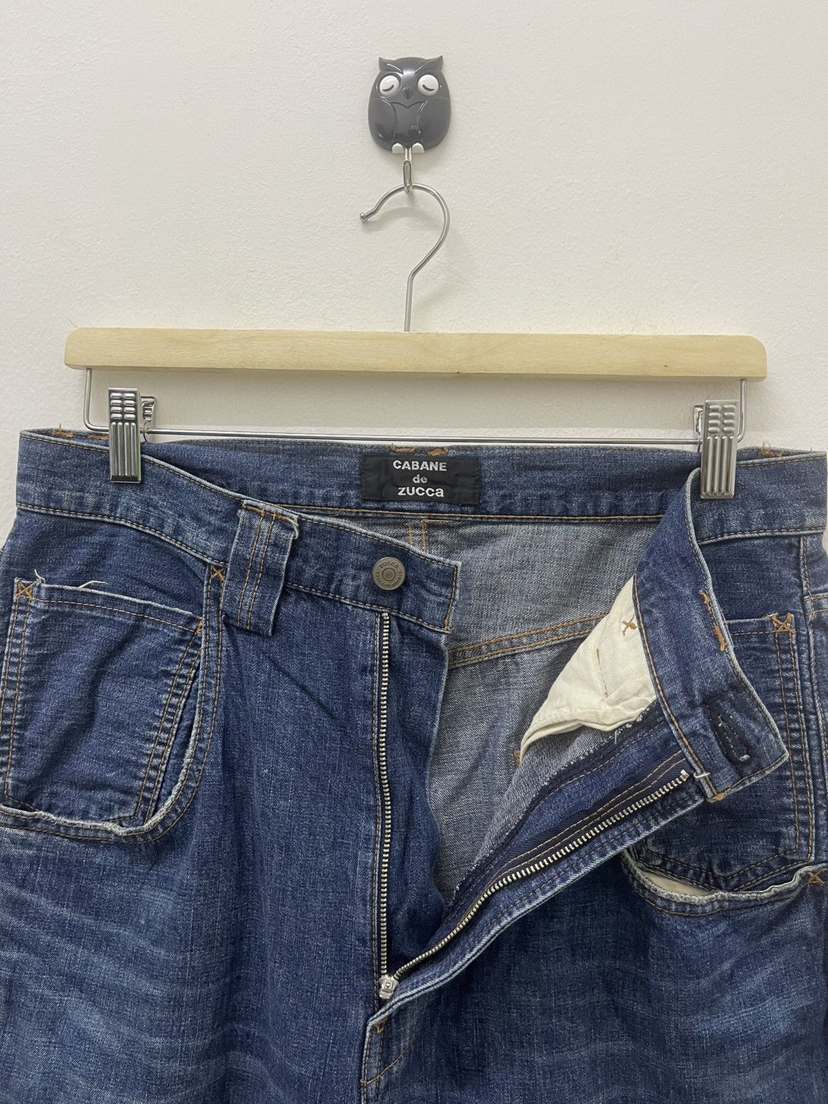 CABANE de ZUCCa Rare Vintage CABANE DE ZUCCA Half Selvedge High Rise Japan Size US 32 / EU 48 - 9 Thumbnail
