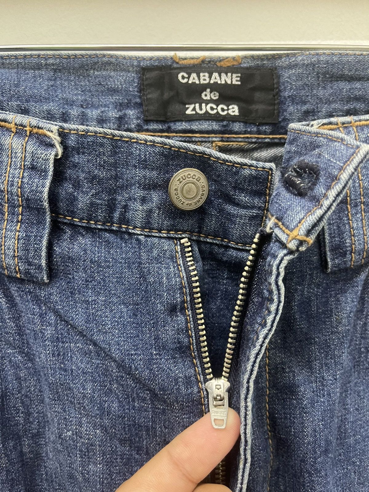CABANE de ZUCCa Rare Vintage CABANE DE ZUCCA Half Selvedge High Rise Japan Size US 32 / EU 48 - 8 Thumbnail
