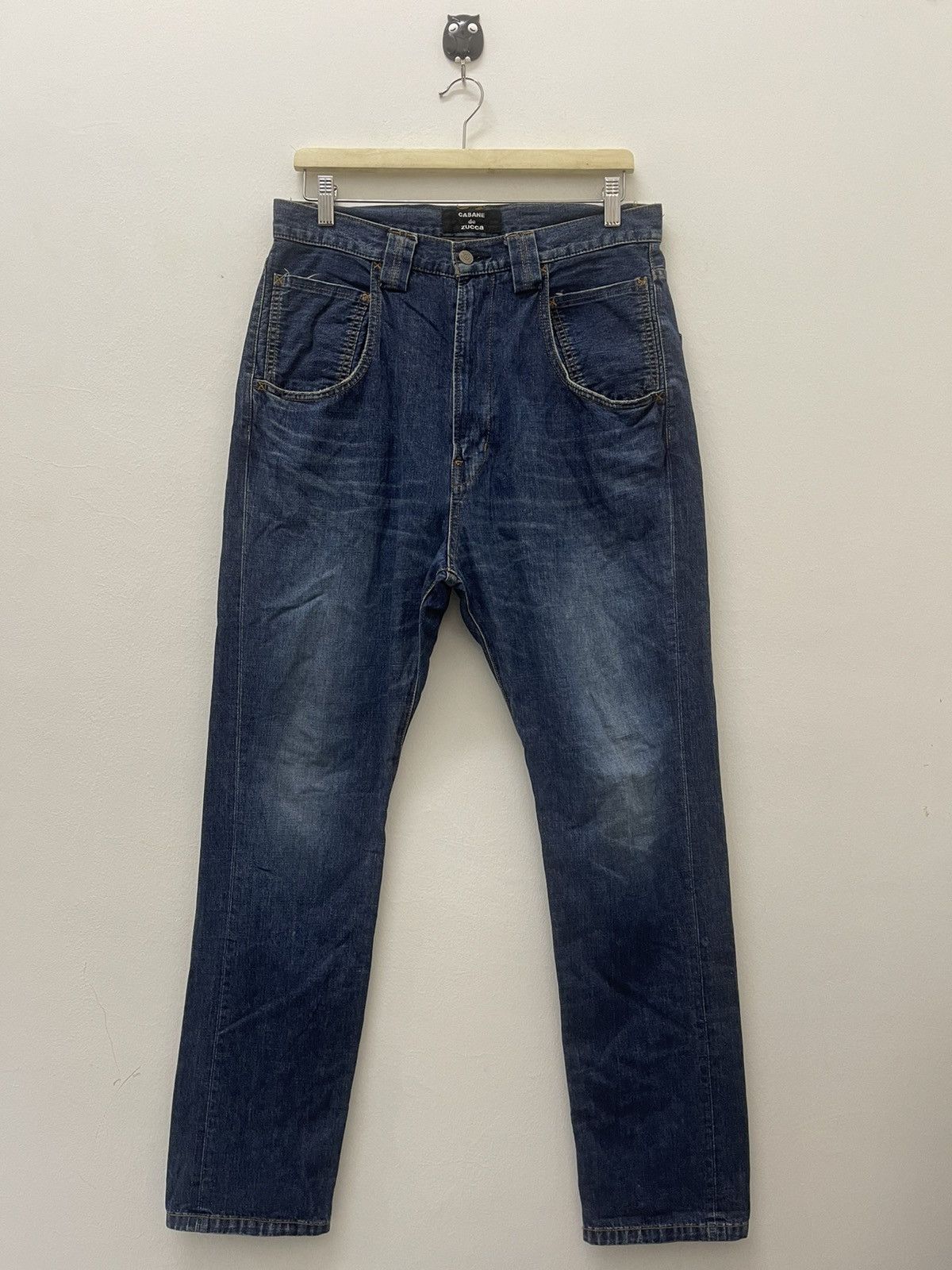 CABANE de ZUCCa Rare Vintage CABANE DE ZUCCA Half Selvedge High Rise Japan Size US 32 / EU 48 - 4 Thumbnail