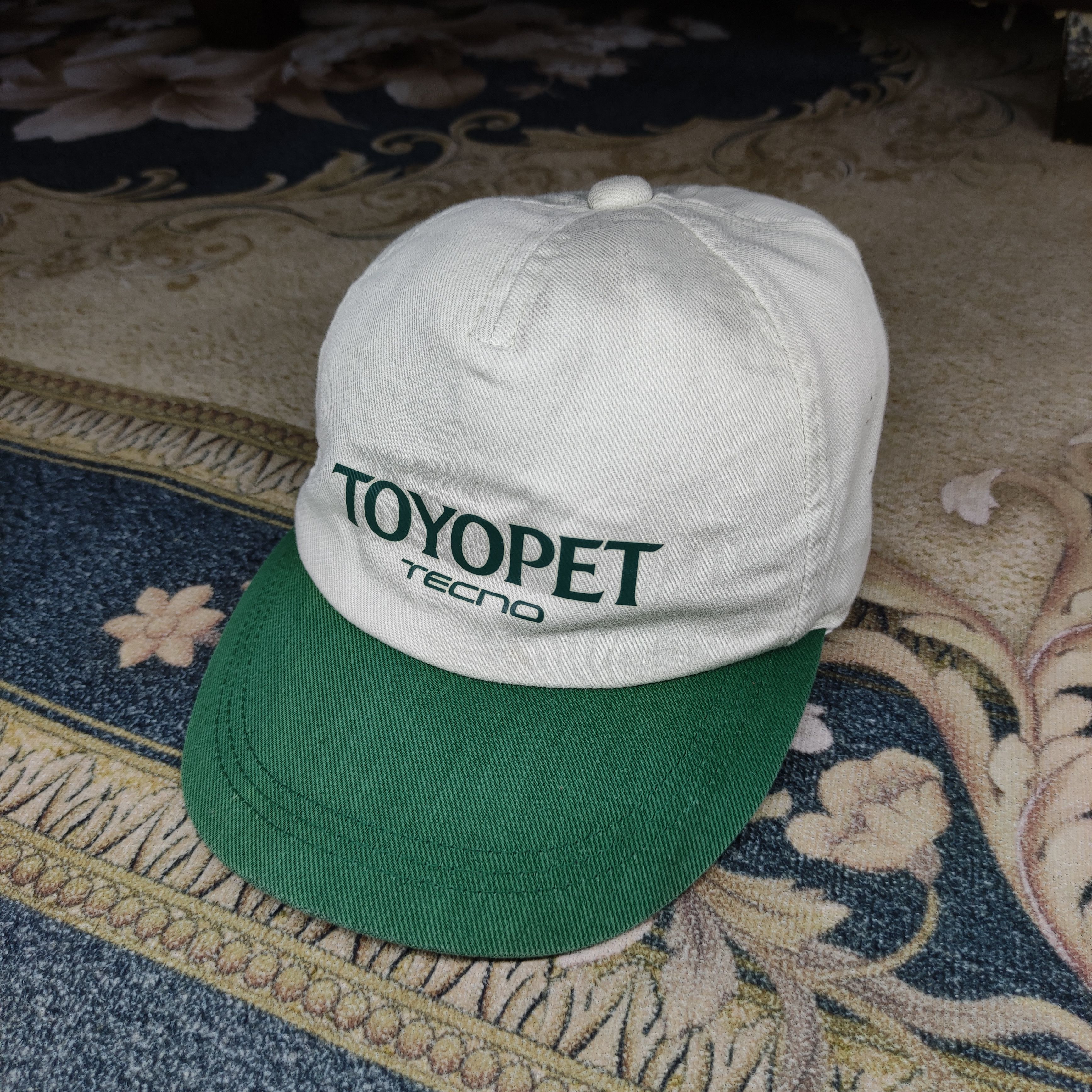 VINTAGE 1970s TOYOTA TOYOPET TECNO HALF TRUCKER CAP HAT
