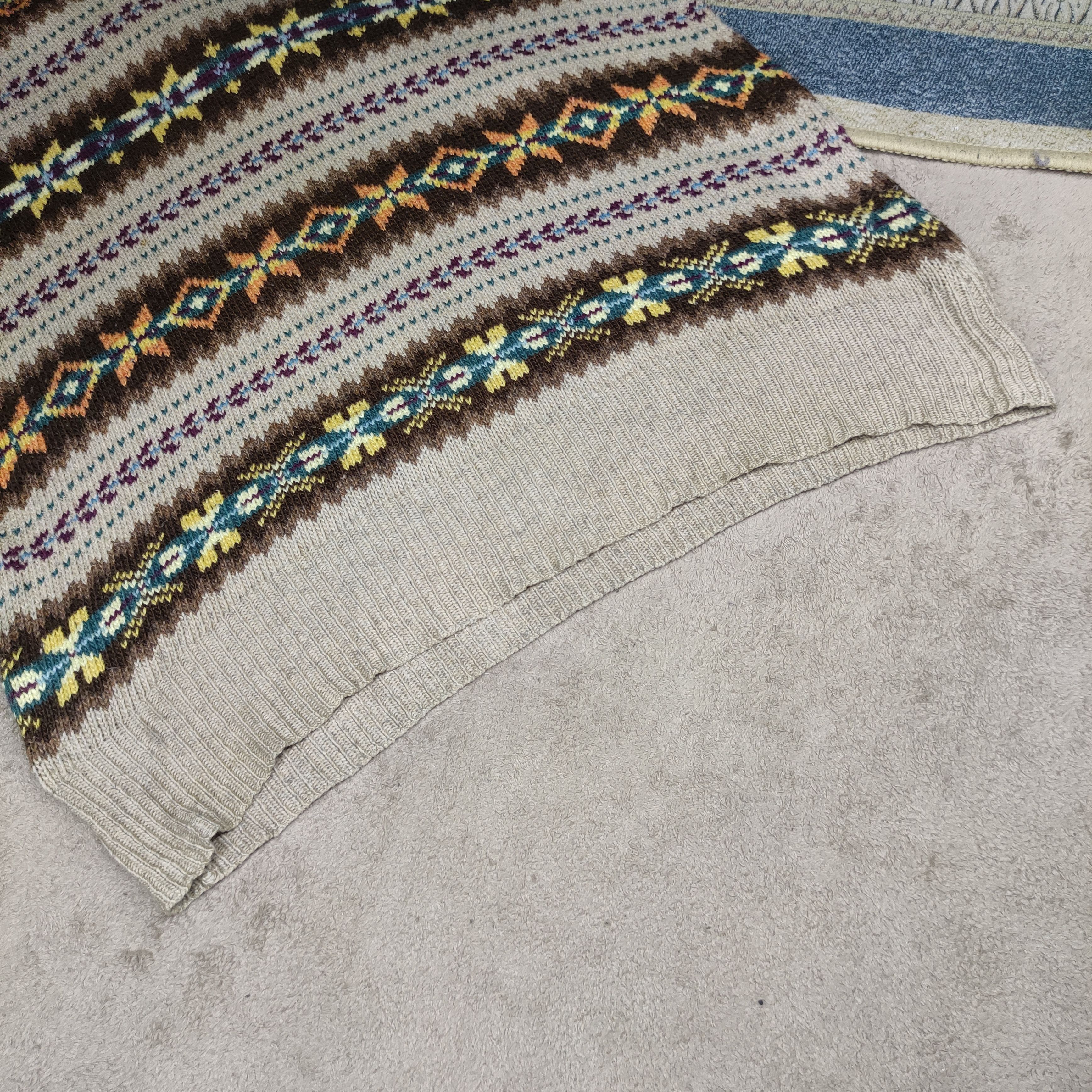Polo Ralph Lauren Vintage Polo Ralph Lauren patterned knit sweater vest Size US M / EU 48-50 / 2 - 5 Thumbnail