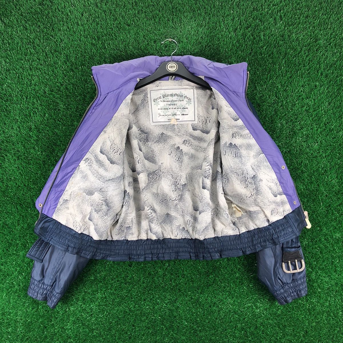 Ellesse Vintage 80's Ellesse Made by Goldwin Parachute Bomber Jacket Size US XS / EU 42 / 0 - 7 Thumbnail