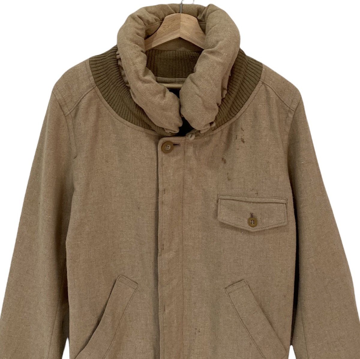 Issey Miyake 🇯🇵ARCHIEVE ISSEY MIYAKE MERCIBEAUCOUP WOOL BOMBER JACKET Size US S / EU 44-46 / 1 - 7 Thumbnail