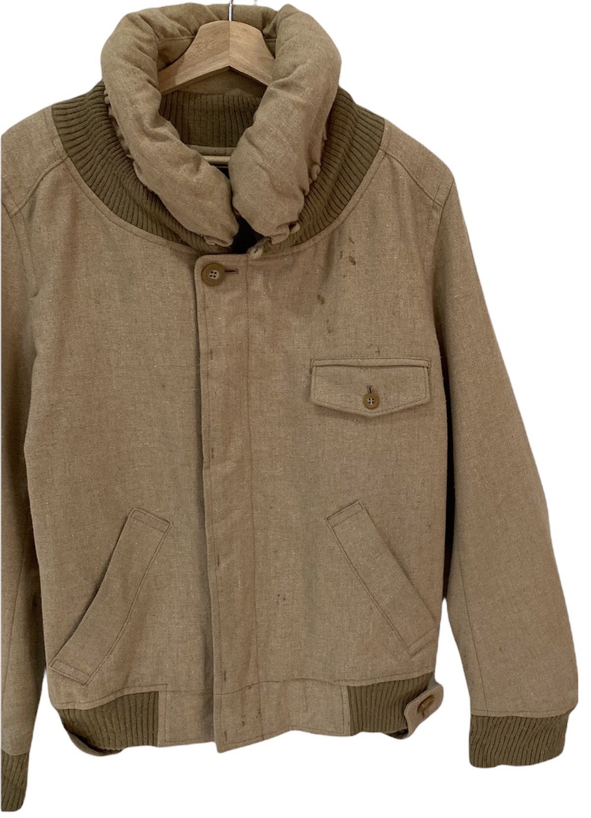 Issey Miyake 🇯🇵ARCHIEVE ISSEY MIYAKE MERCIBEAUCOUP WOOL BOMBER JACKET Size US S / EU 44-46 / 1 - 12 Thumbnail
