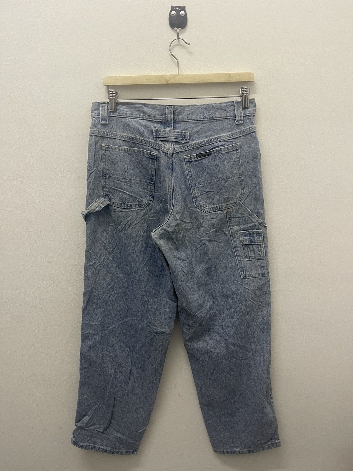 image of Distressed Denim x Lee Vintage Riveted By Lee Cargo Jeans in Blue, Men's (Size 30)