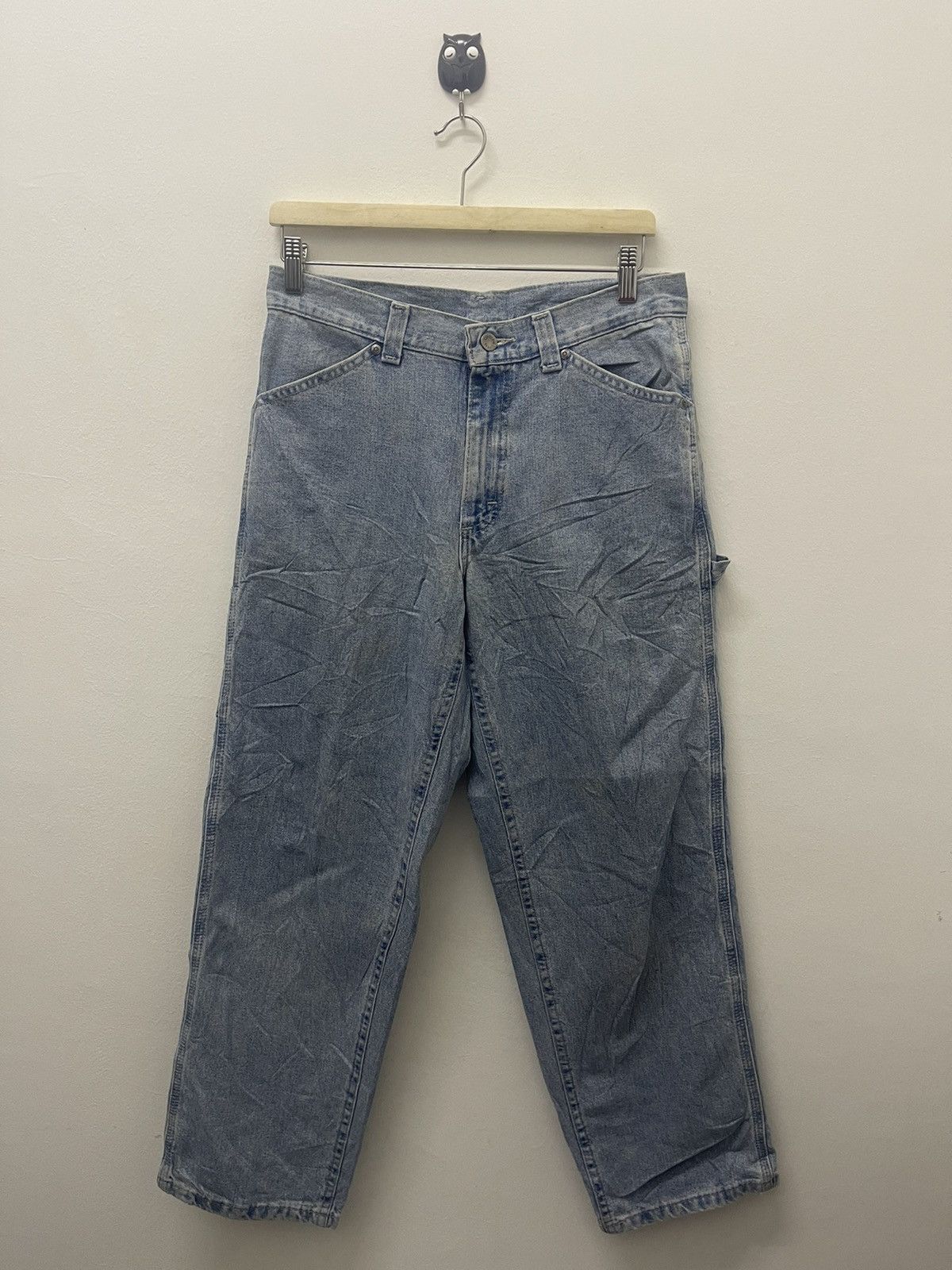 Lee Rare Vintage RIVETED BY LEE Cargo Jeans Size US 30 / EU 46 - 5 Thumbnail