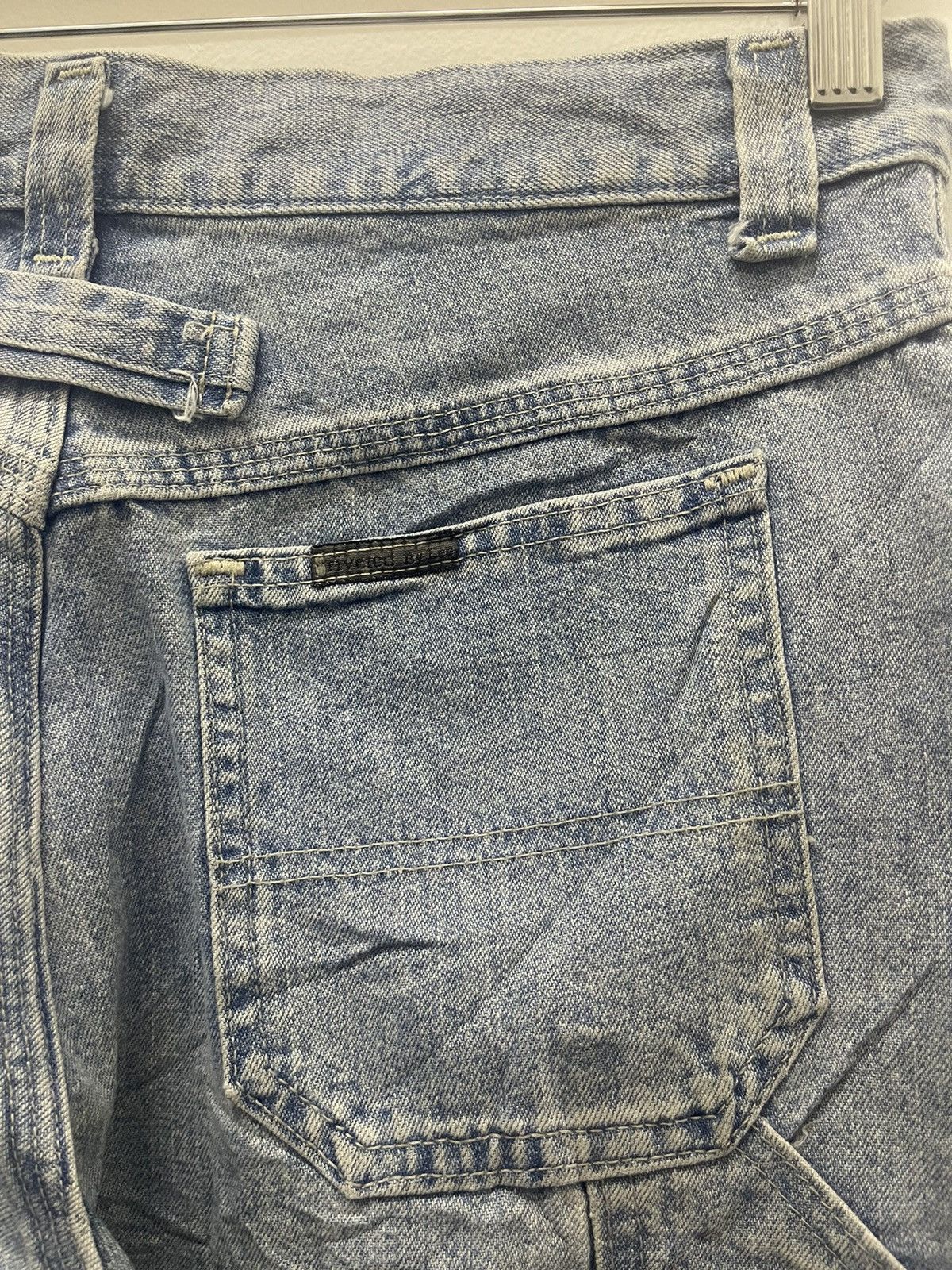 Lee Rare Vintage RIVETED BY LEE Cargo Jeans Size US 30 / EU 46 - 4 Thumbnail