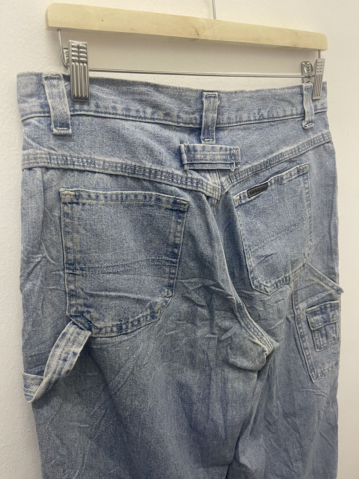 Lee Rare Vintage RIVETED BY LEE Cargo Jeans Size US 30 / EU 46 - 3 Thumbnail