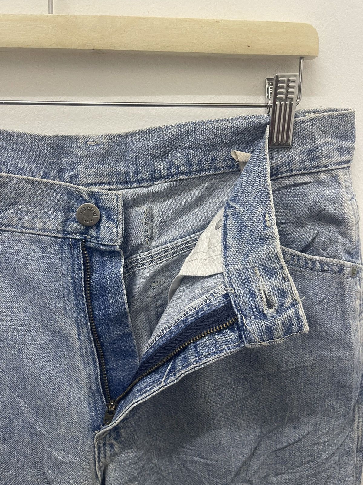 Lee Rare Vintage RIVETED BY LEE Cargo Jeans Size US 30 / EU 46 - 7 Thumbnail