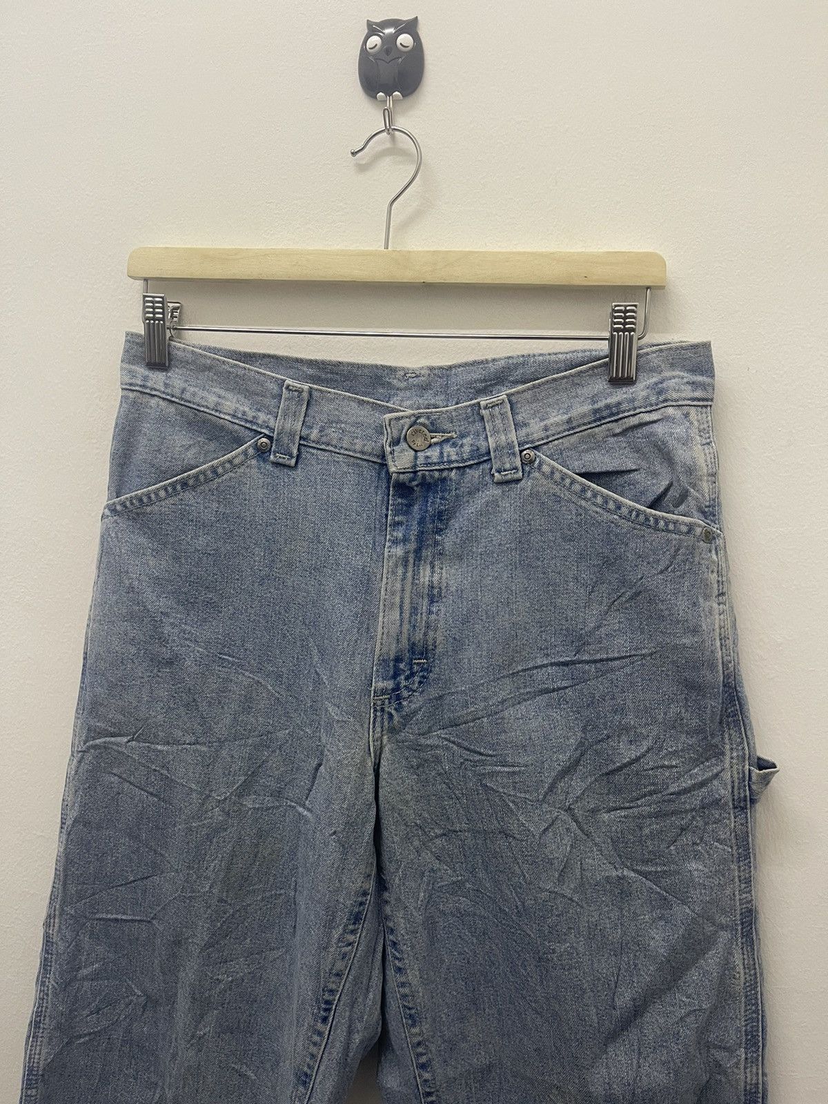 Lee Rare Vintage RIVETED BY LEE Cargo Jeans Size US 30 / EU 46 - 6 Thumbnail