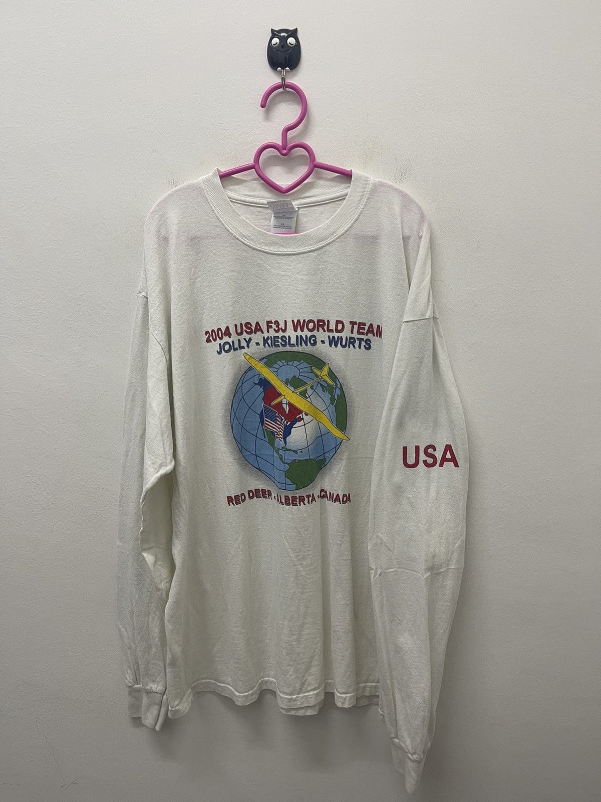 Vintage Rare Vintage USA F3J WORLD TEAM Jolly Kiesling Wurts 2004 Size US XL / EU 56 / 4 - 1 Thumbnail