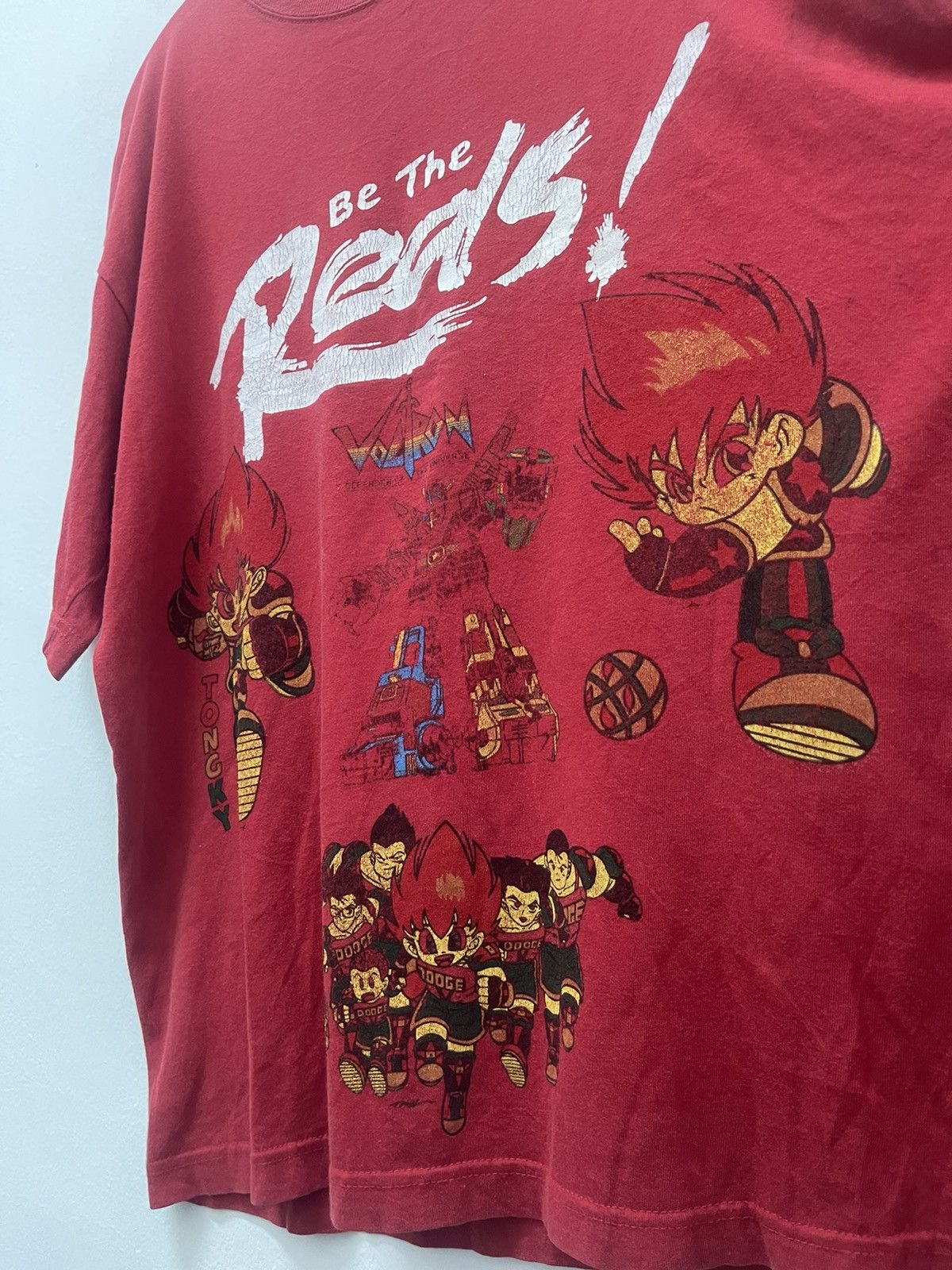 Anime Rare Vintage BE THE REDS Voltron Boong Boong Tom & Jerry Tee Size US L / EU 52-54 / 3 - 4 Thumbnail