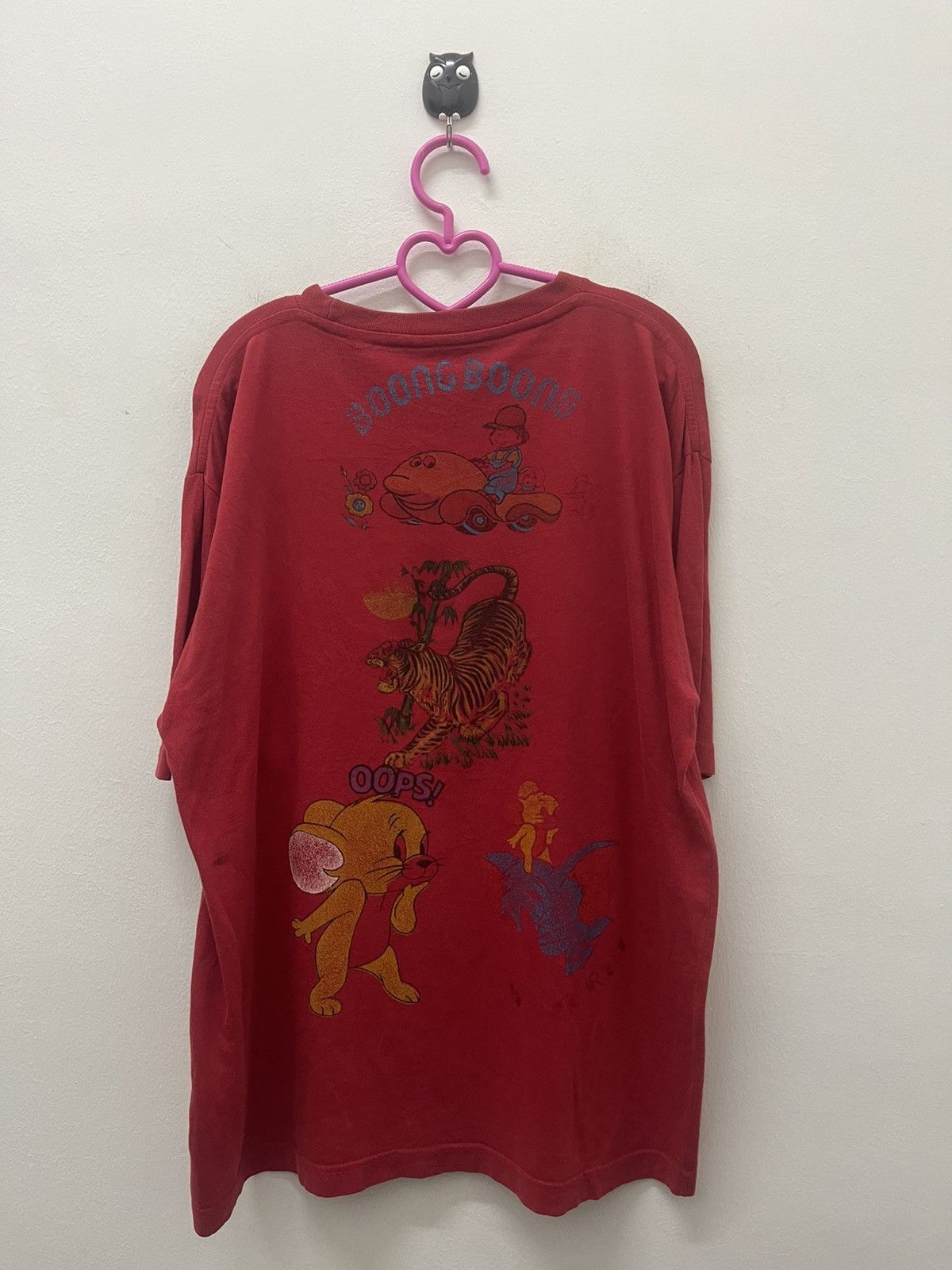 Anime Rare Vintage BE THE REDS Voltron Boong Boong Tom & Jerry Tee Size US L / EU 52-54 / 3 - 5 Thumbnail
