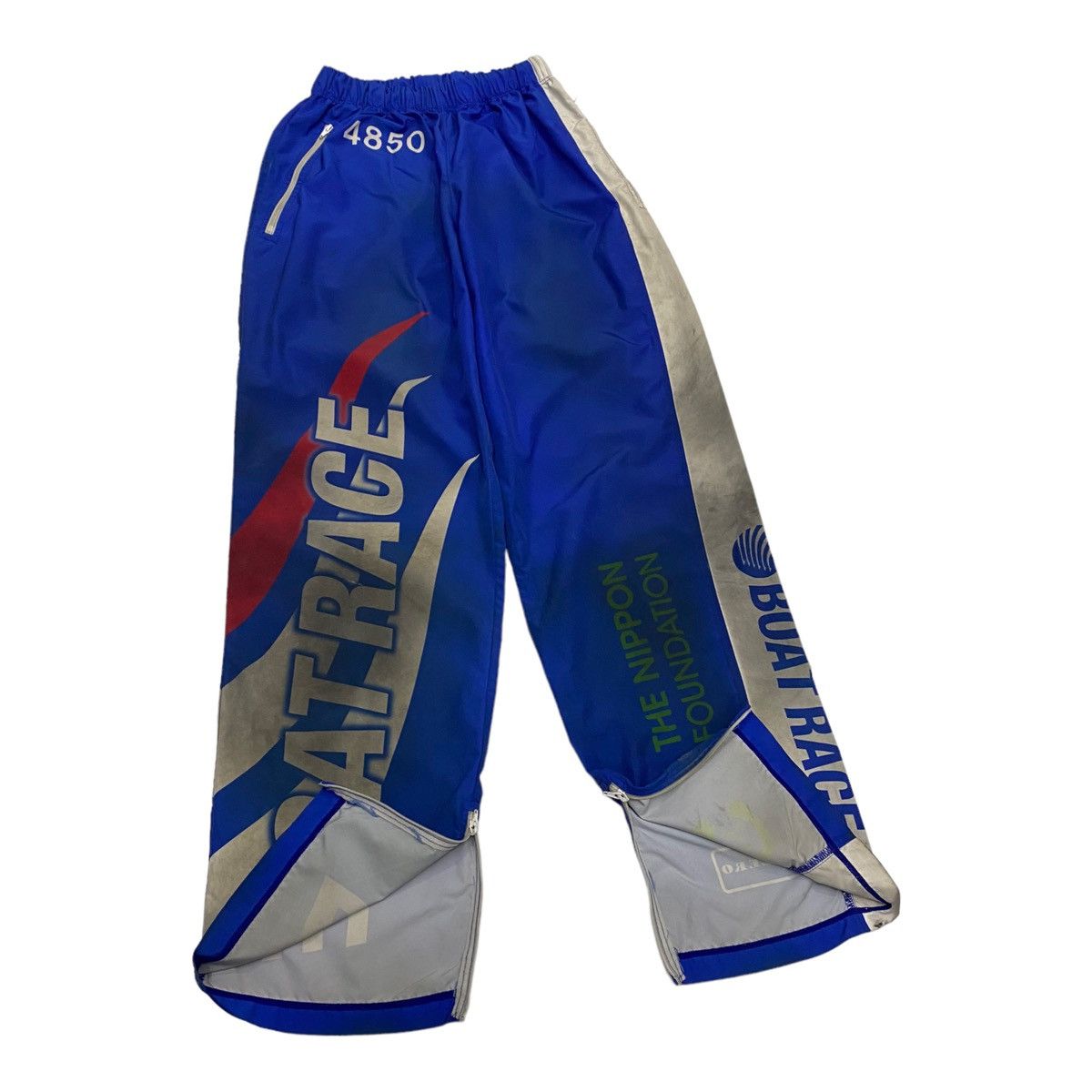 Vintage 🇯🇵 THE NIPPON FOUNDATION BOAT RACE PANTS Size US 30 / EU 46 - 7 Thumbnail