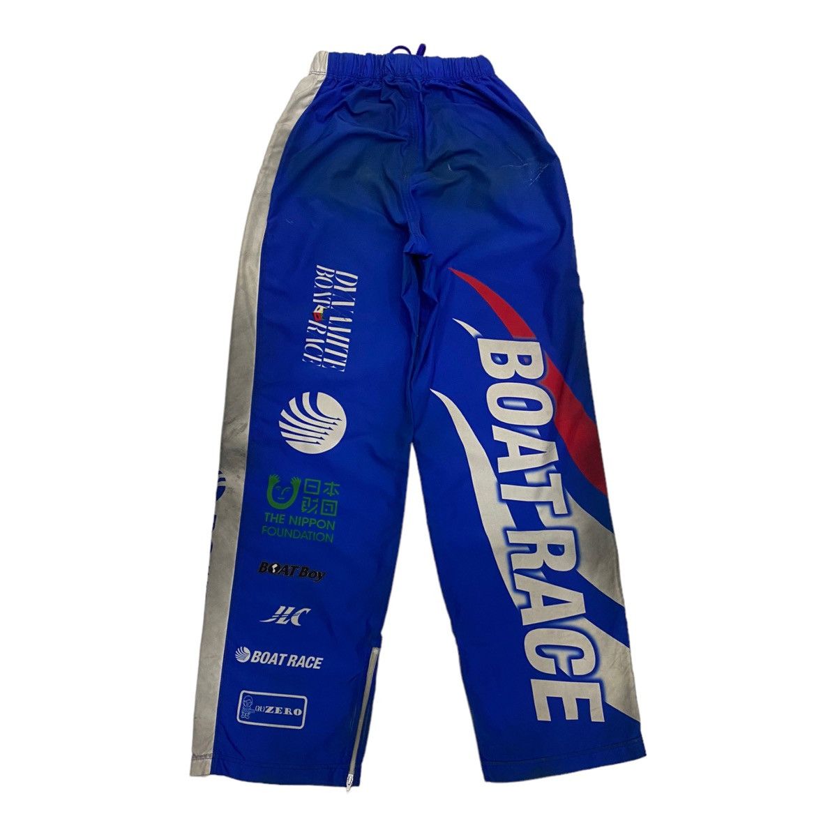 Vintage 🇯🇵 THE NIPPON FOUNDATION BOAT RACE PANTS Size US 30 / EU 46 - 4 Thumbnail