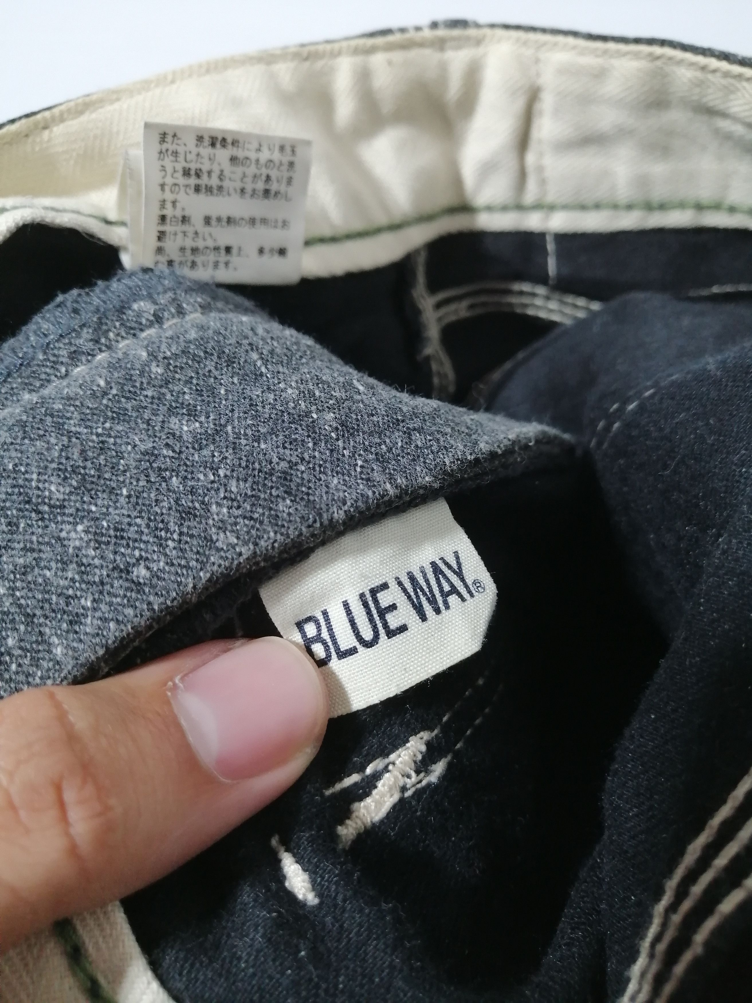Japanese Brand Blue Way Nice Design Denim Size US 27 - 5 Thumbnail
