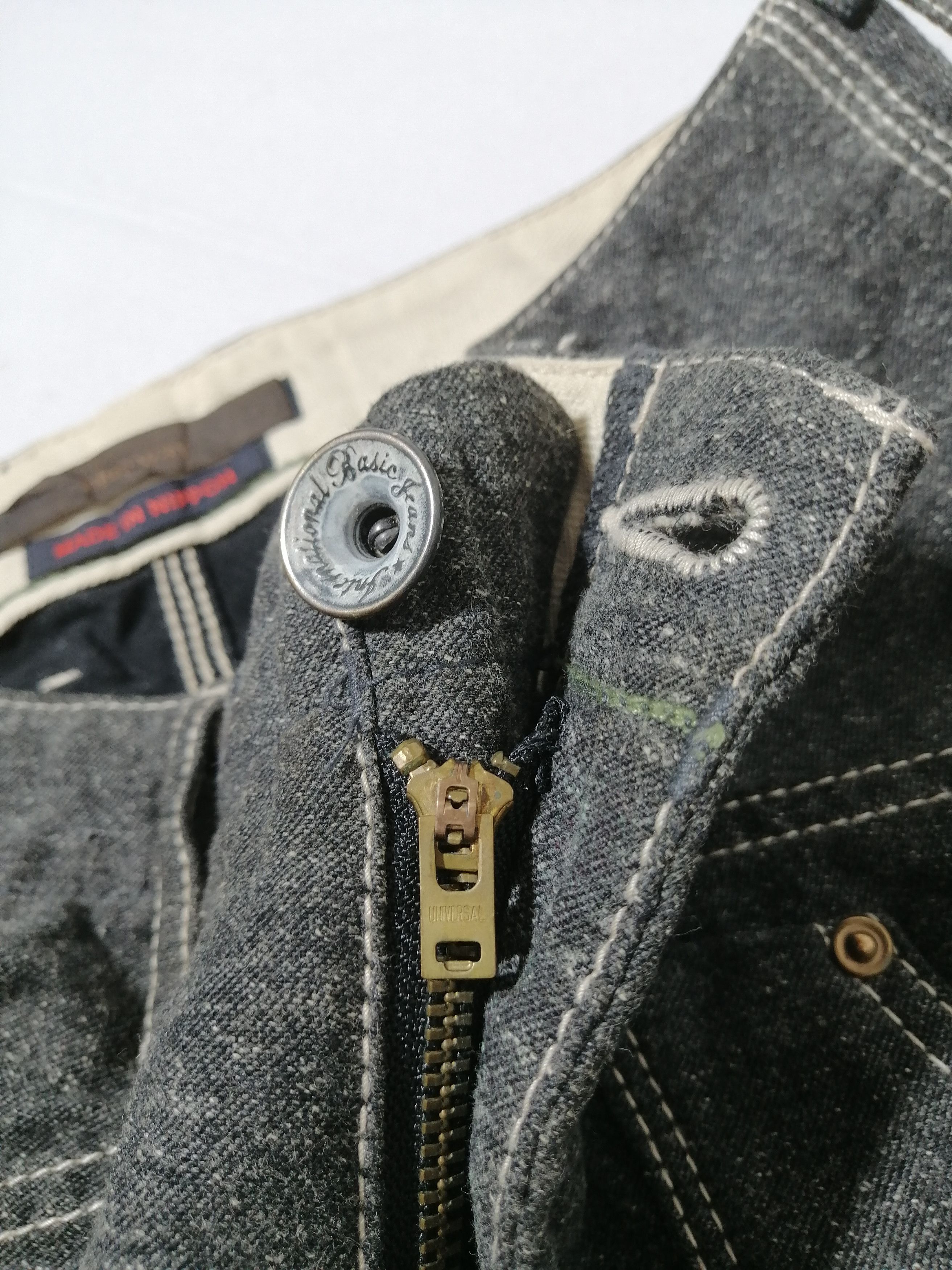 Japanese Brand Blue Way Nice Design Denim Size US 27 - 3 Thumbnail