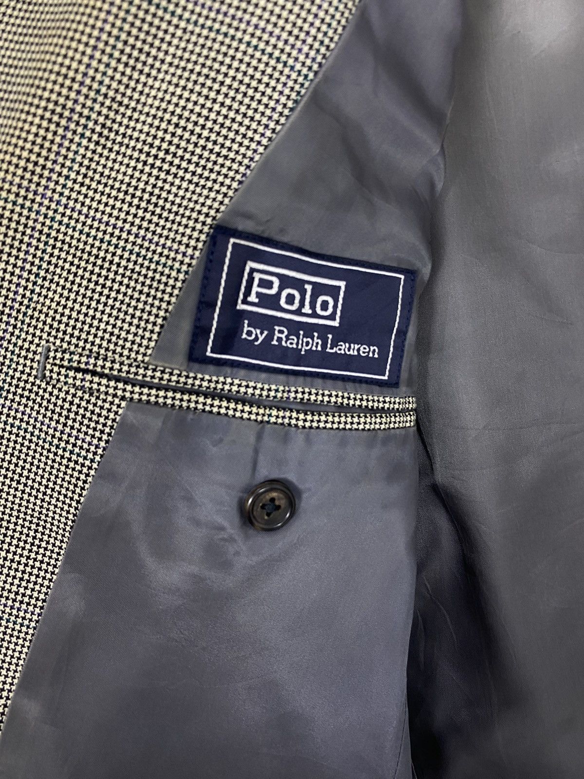 Polo Ralph Lauren Rare‼️ Polo Ralph Lauren Houndstooth Single Breasted Blazer Size US S / EU 44-46 / 1 - 3 Thumbnail