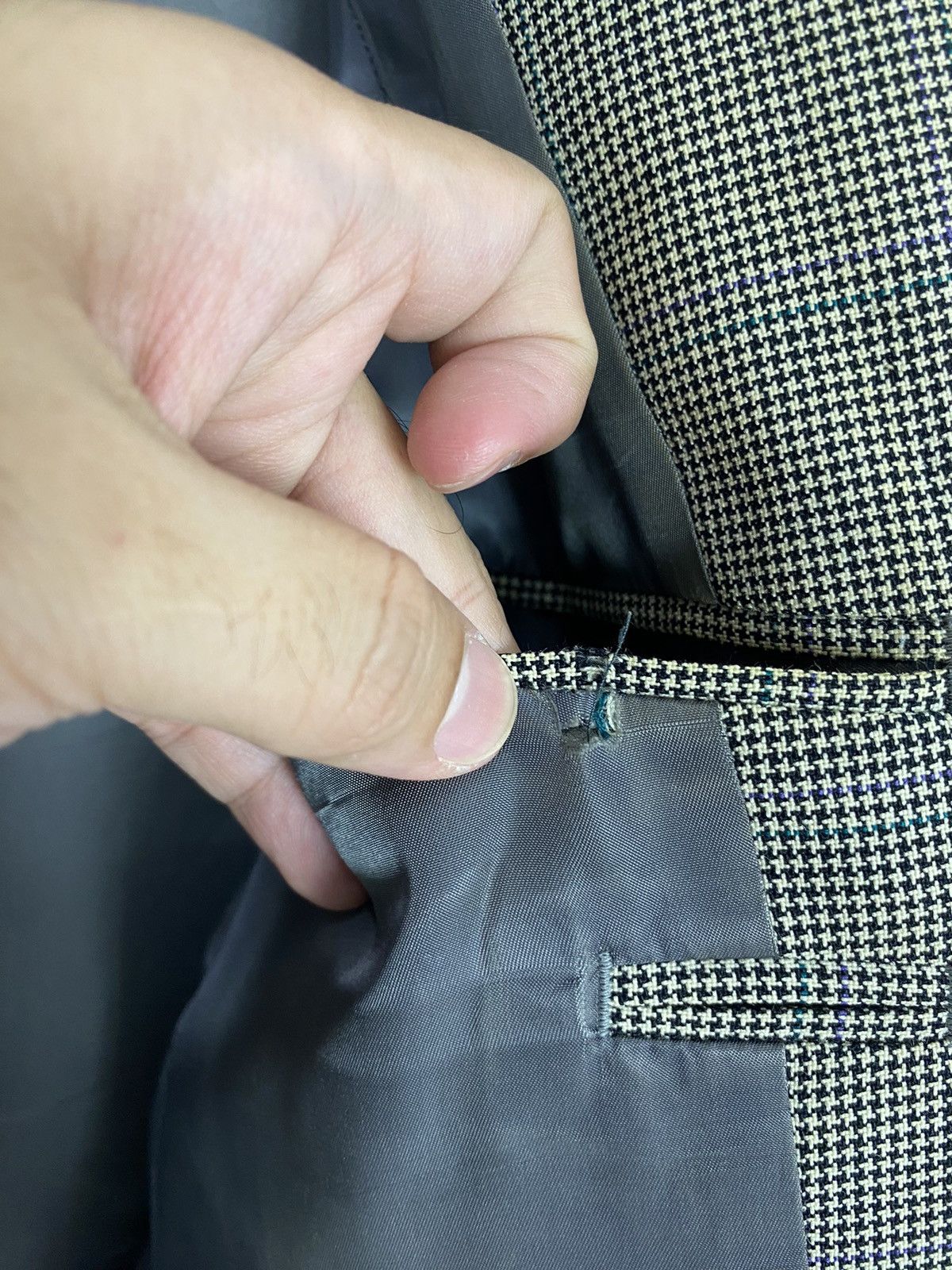 Polo Ralph Lauren Rare‼️ Polo Ralph Lauren Houndstooth Single Breasted Blazer Size US S / EU 44-46 / 1 - 6 Thumbnail