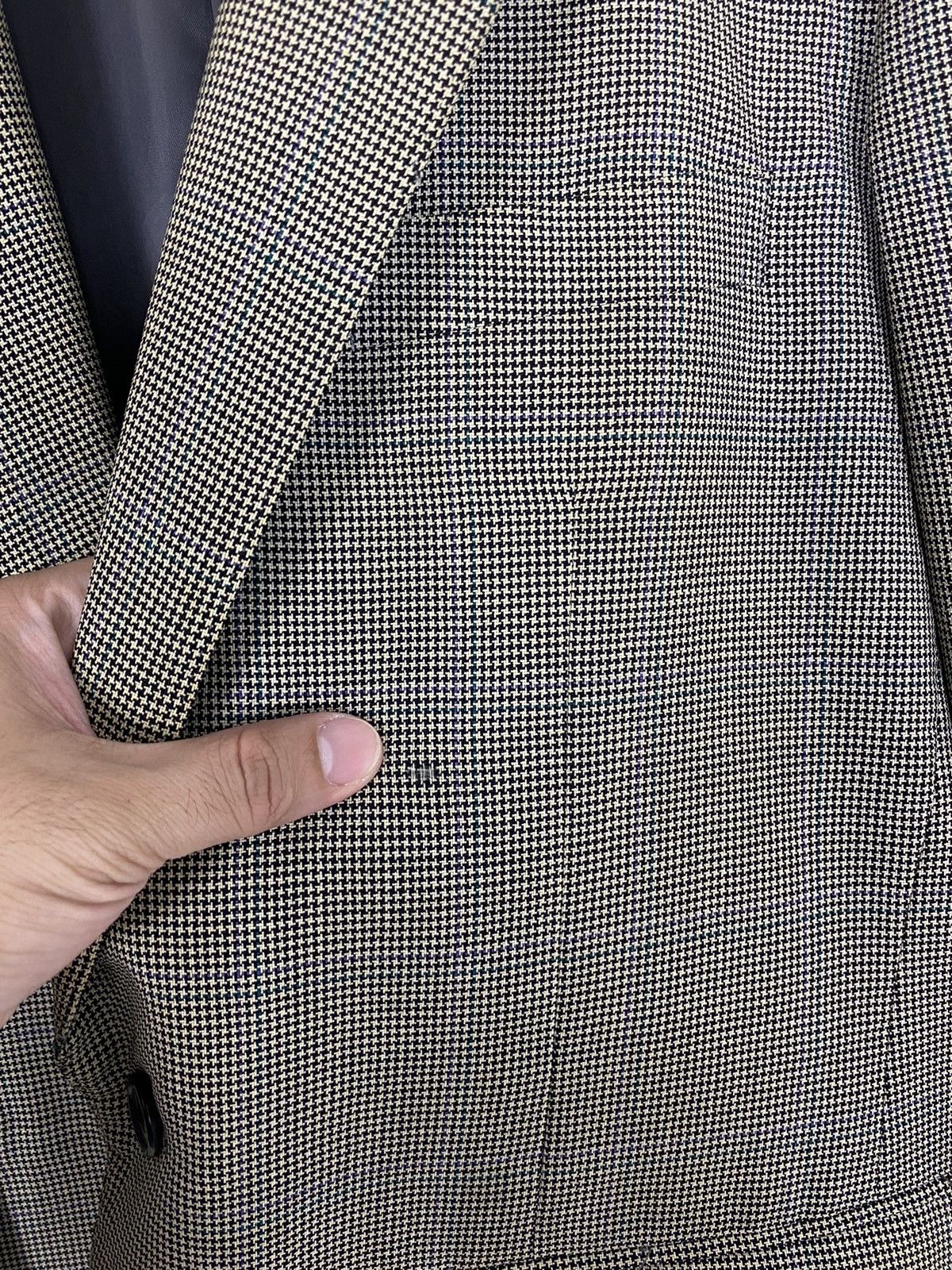 Polo Ralph Lauren Rare‼️ Polo Ralph Lauren Houndstooth Single Breasted Blazer Size US S / EU 44-46 / 1 - 8 Thumbnail