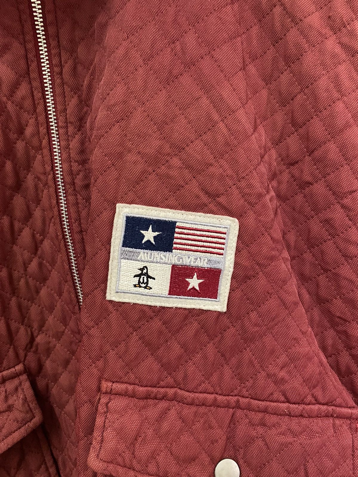 Grand Slam × Japanese Brand VINTAGE 80s GRAND SLAM MUNSINGWEAR QUILTED MA+ BOMBER JACKET Size US XXL / EU 58 / 5 - 11 Thumbnail