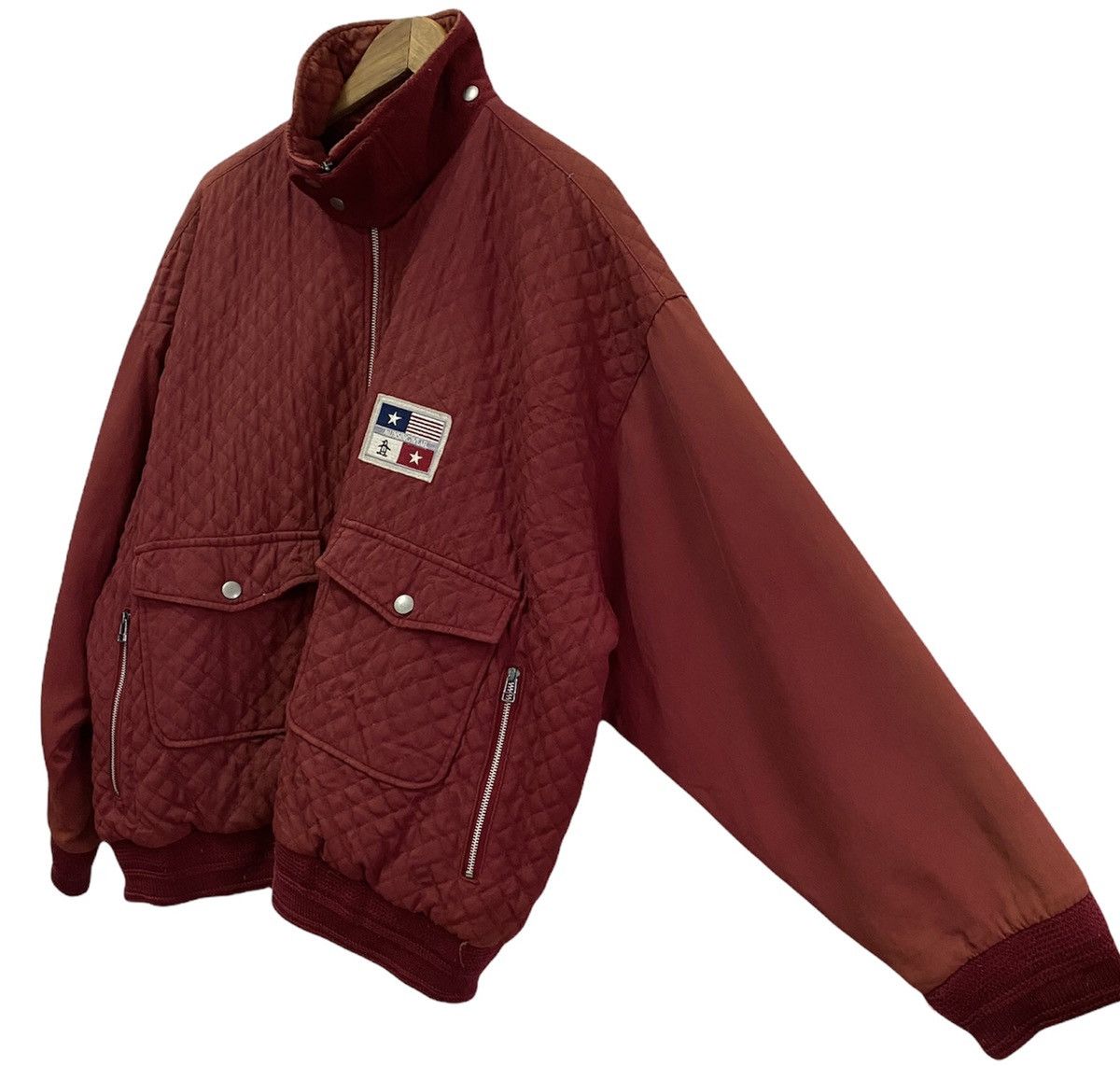 Grand Slam × Japanese Brand VINTAGE 80s GRAND SLAM MUNSINGWEAR QUILTED MA+ BOMBER JACKET Size US XXL / EU 58 / 5 - 7 Thumbnail