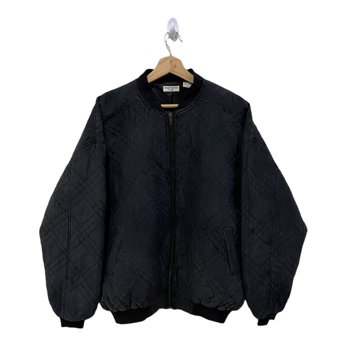 image of Avant Garde Ogrobert Stockinspired Hai Sporting Gear Bomber Jacket in Black, Men's (Size 2XL)