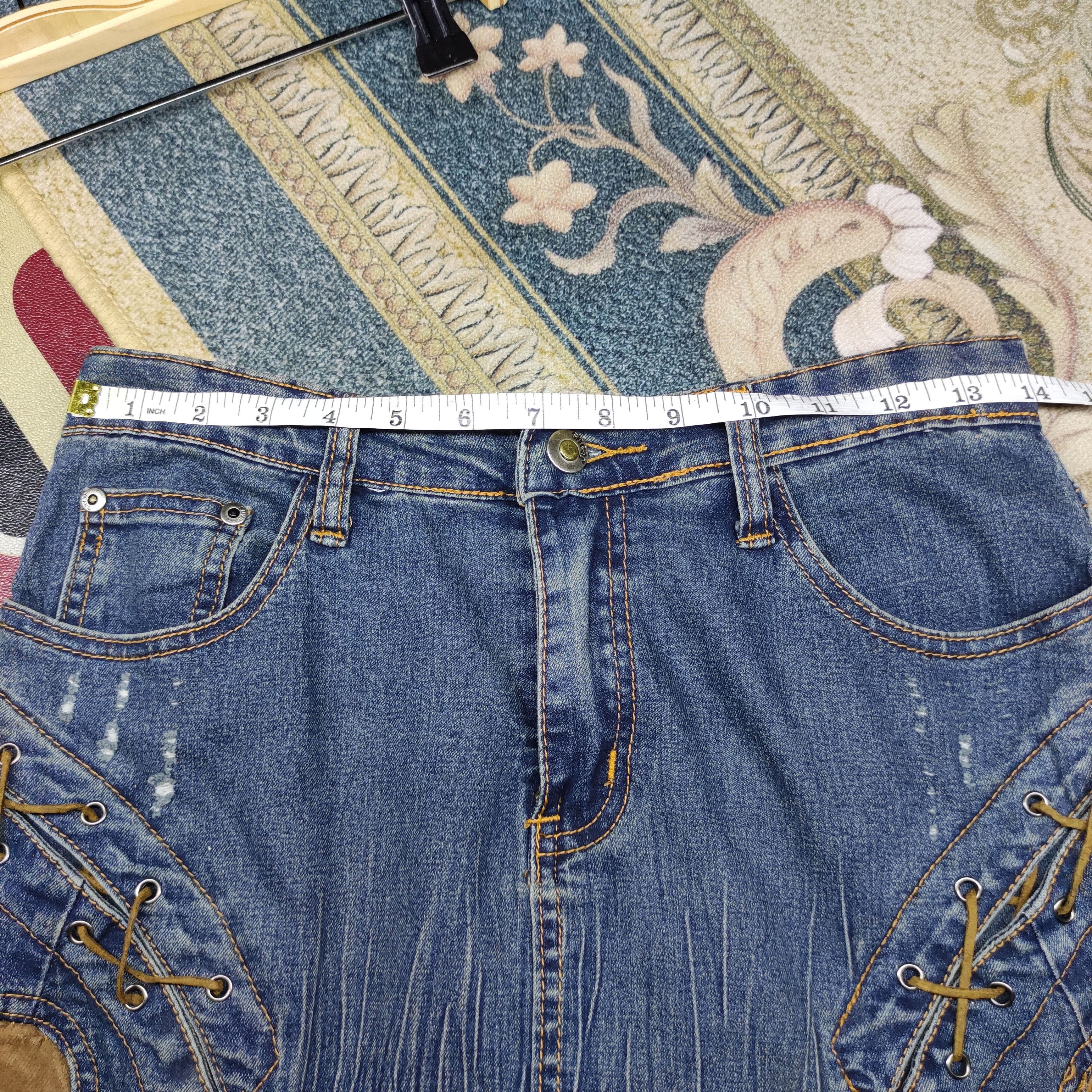 Hysteric Glamour a88 Vintage Japanese Brand cowboy jeans skirt Size 28" / US 6 / IT 42 - 6 Thumbnail