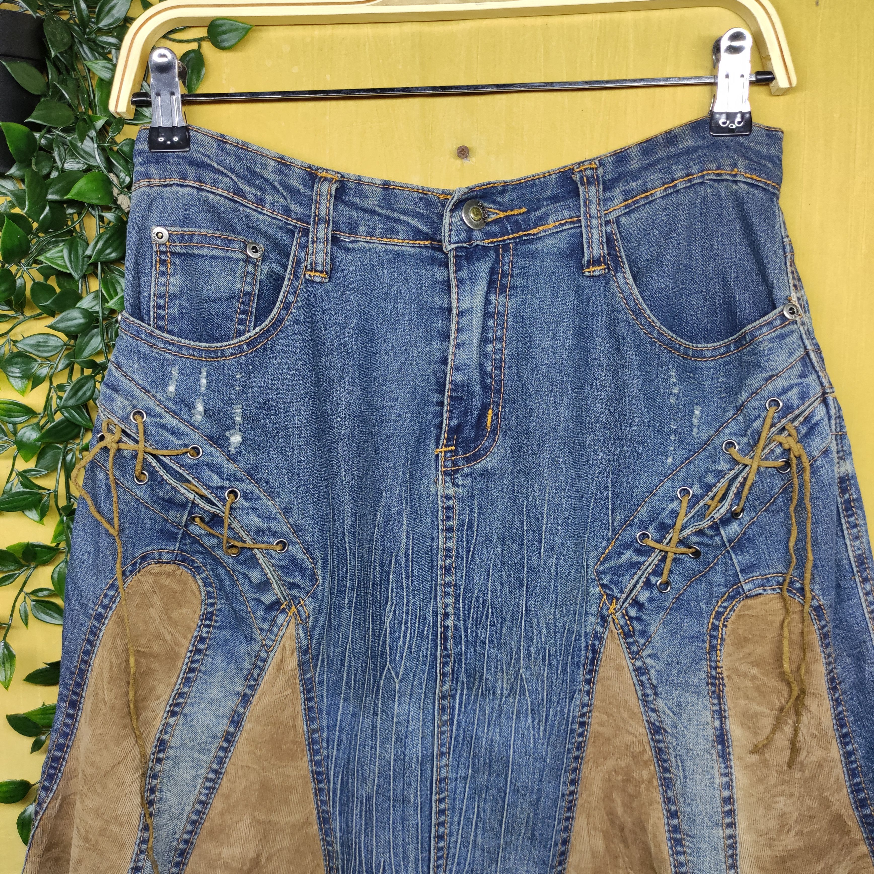 Hysteric Glamour a88 Vintage Japanese Brand cowboy jeans skirt Size 28" / US 6 / IT 42 - 4 Thumbnail