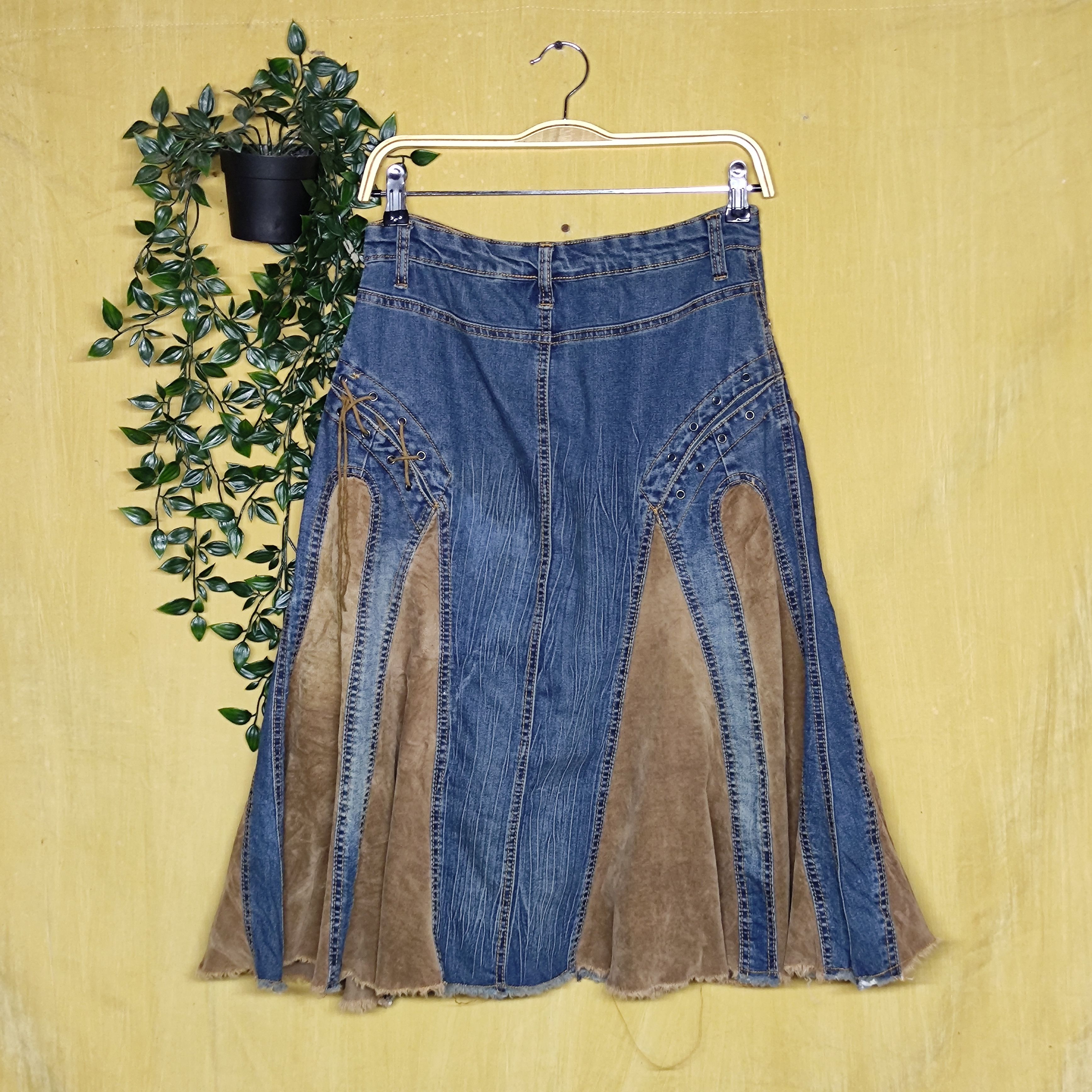 Hysteric Glamour a88 Vintage Japanese Brand cowboy jeans skirt Size 28" / US 6 / IT 42 - 2 Thumbnail
