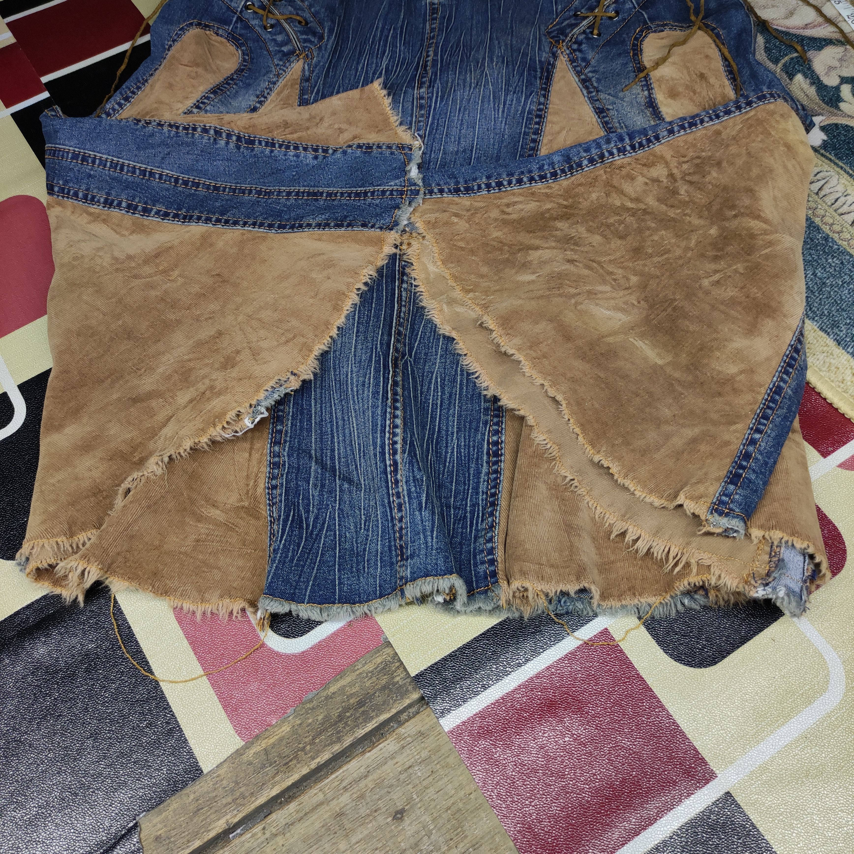 Hysteric Glamour a88 Vintage Japanese Brand cowboy jeans skirt Size 28" / US 6 / IT 42 - 13 Thumbnail