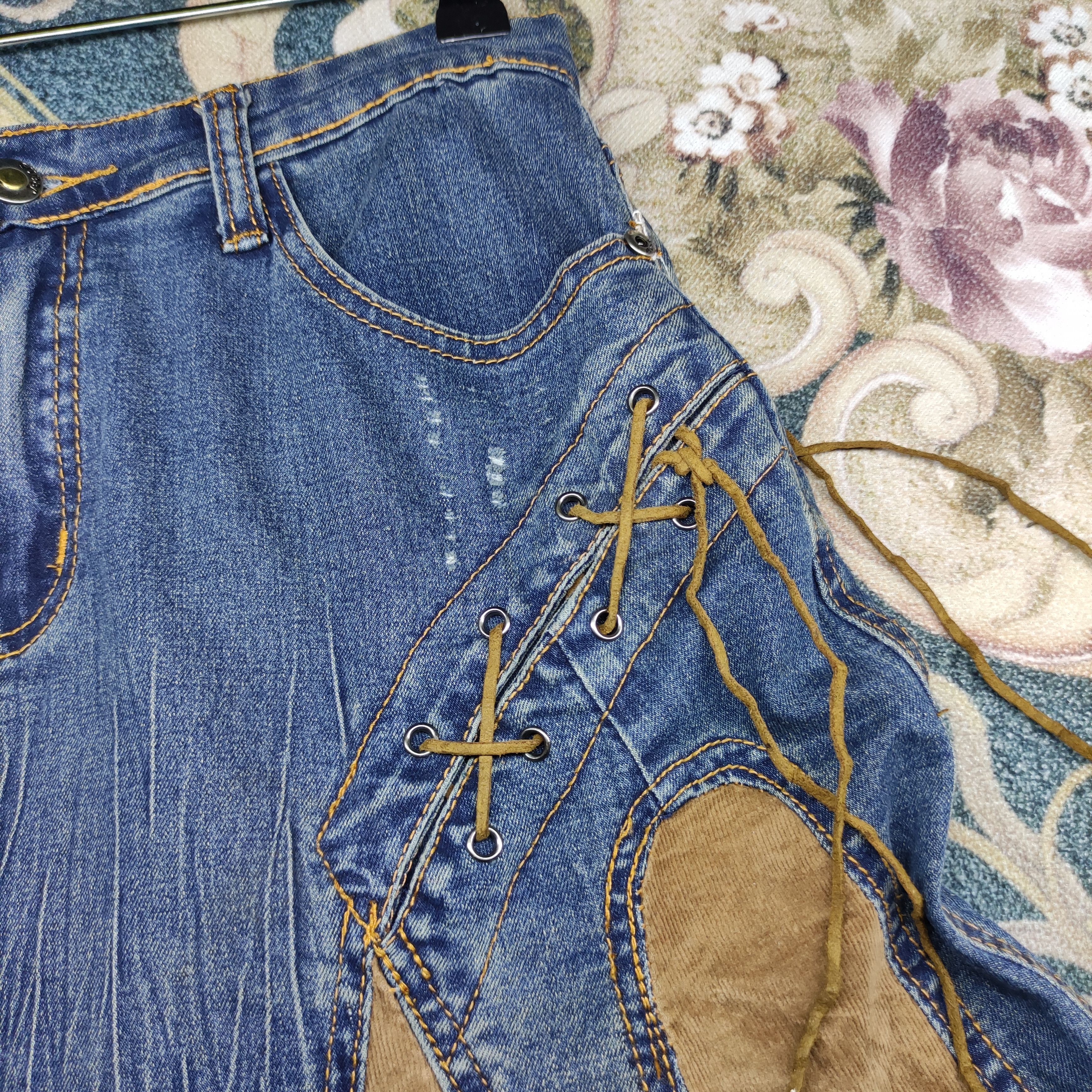 Hysteric Glamour a88 Vintage Japanese Brand cowboy jeans skirt Size 28" / US 6 / IT 42 - 10 Thumbnail