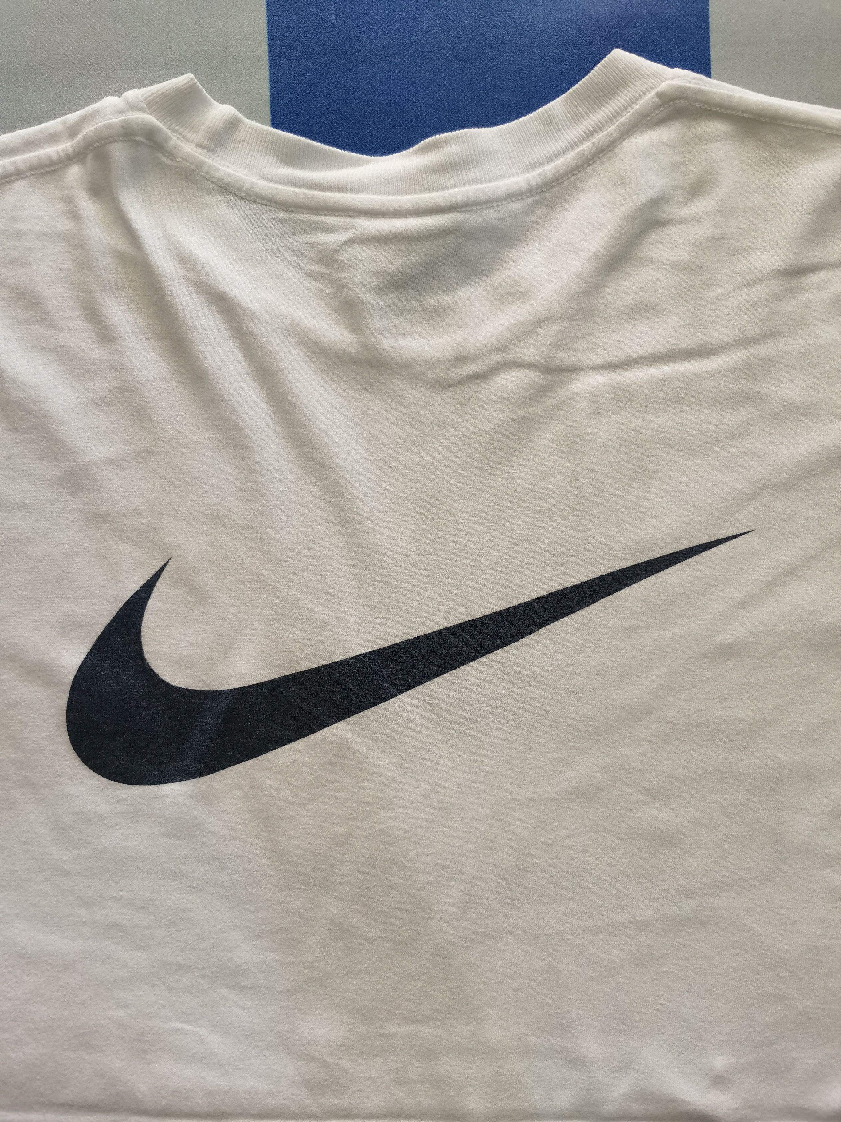 Nike × Vintage Vintage Nike Mirror Swoosh Logo Tee Size US L / EU 52-54 / 3 - 5 Thumbnail