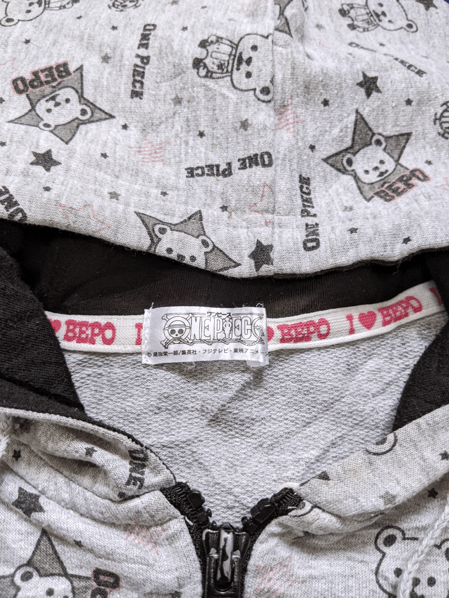 Anime × Japanese Brand × Vintage Vintage Anime One Piece Bepo Heart Pirates Zipped Hoodie Size S / US 4 / IT 40 - 5 Thumbnail