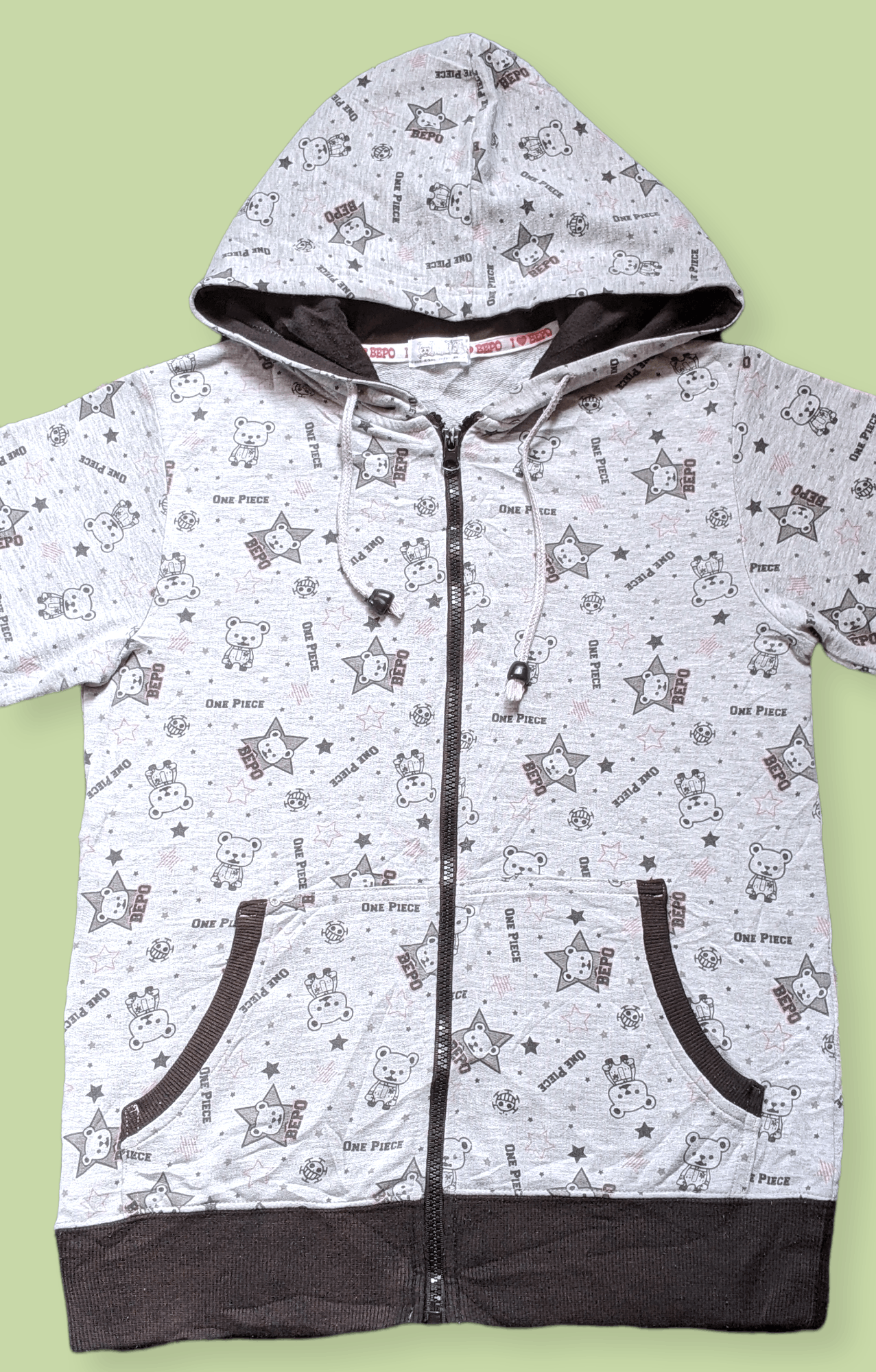 Anime × Japanese Brand × Vintage Vintage Anime One Piece Bepo Heart Pirates Zipped Hoodie Size S / US 4 / IT 40 - 4 Thumbnail