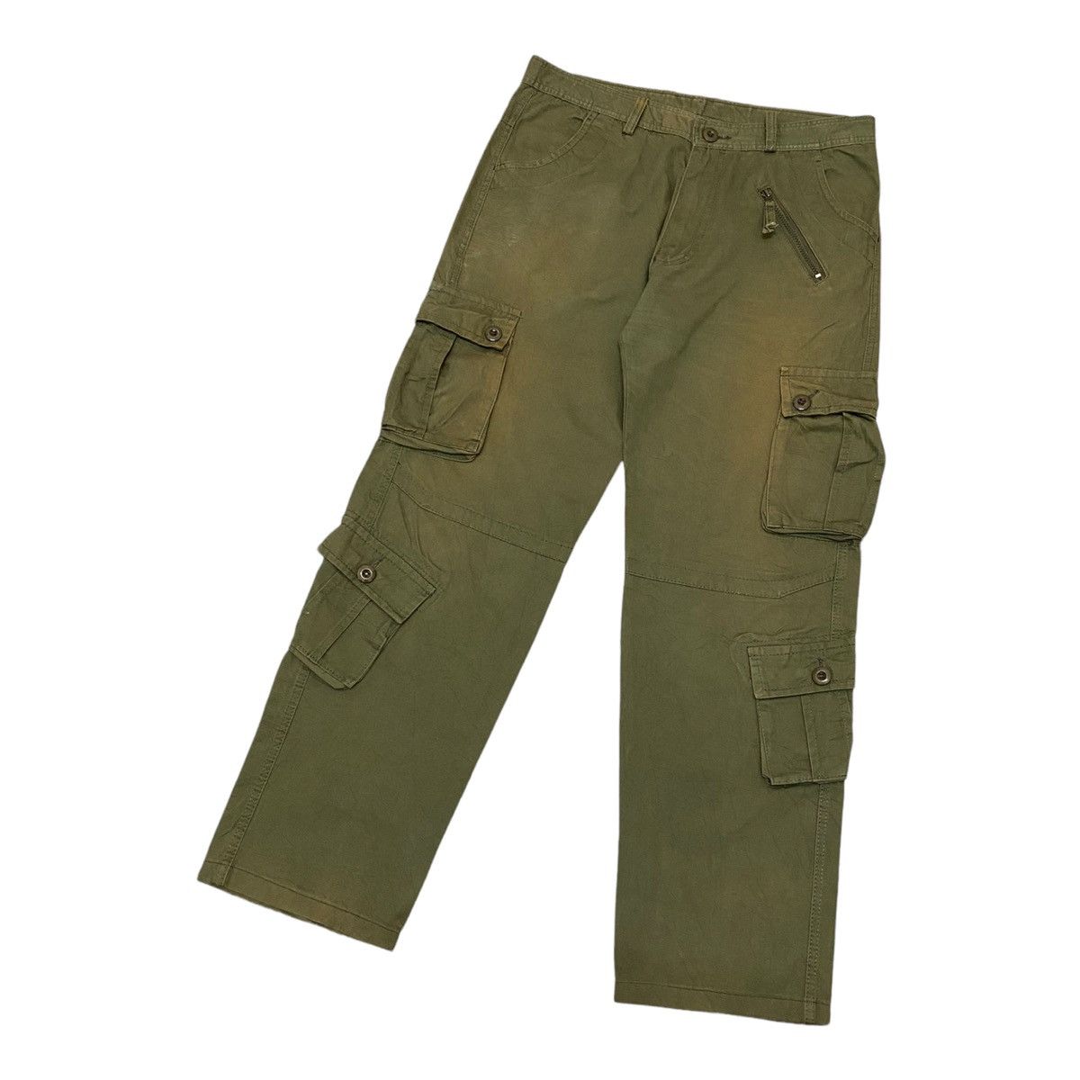 🇯🇵DOPE🔥JAPANESE BRAND SIX POCKET MILITARY CARGO PANTS