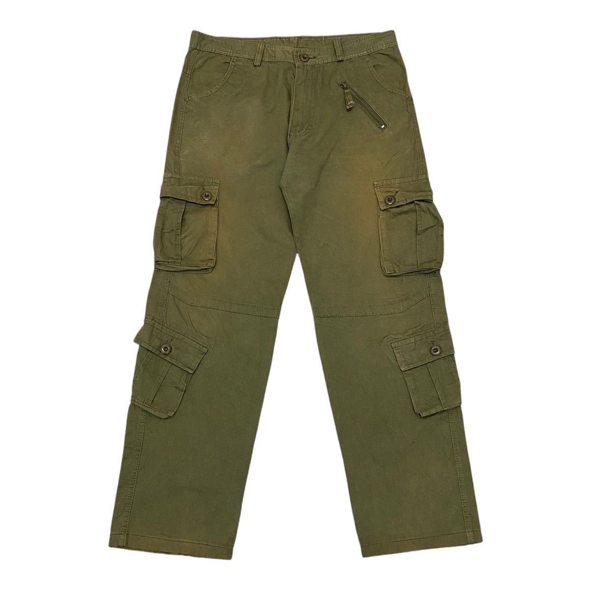 🇯🇵DOPE🔥JAPANESE BRAND SIX POCKET MILITARY CARGO PANTS
