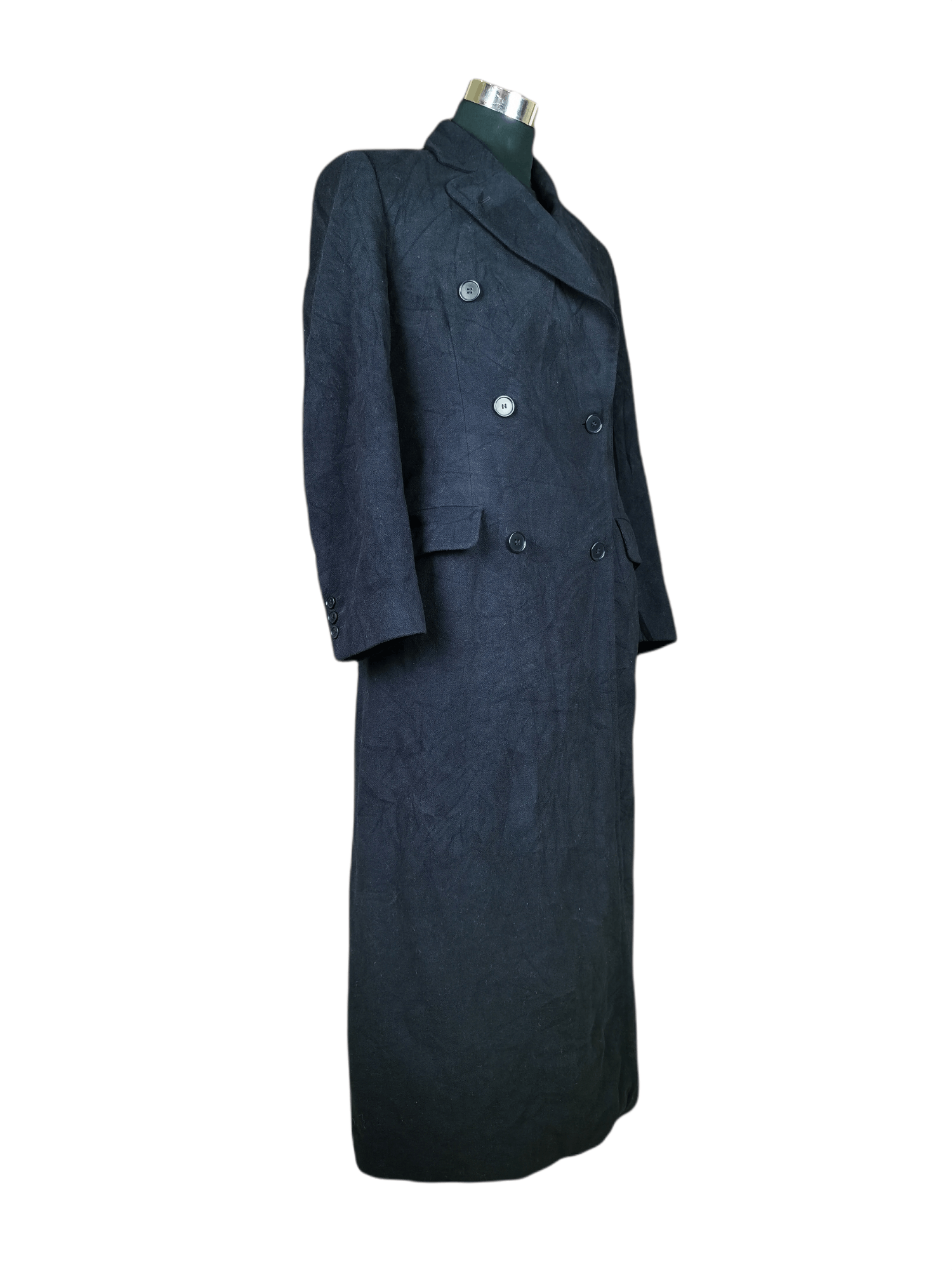 Armani × Emporio Armani × Vintage Emporio Armani Wool Long Coat Size US S / EU 44-46 / 1 - 2 Thumbnail