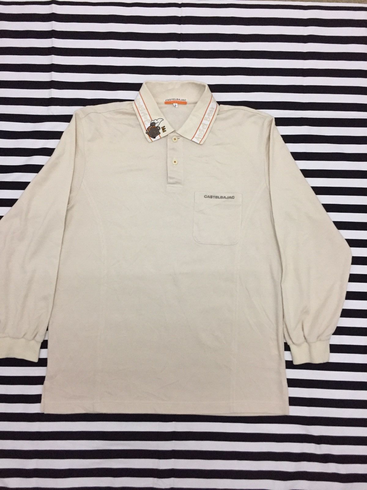 Jean Charles De Castelbajac Castelbajac Long Sleeve Polos Size US S / EU 44-46 / 1 - 1 Thumbnail