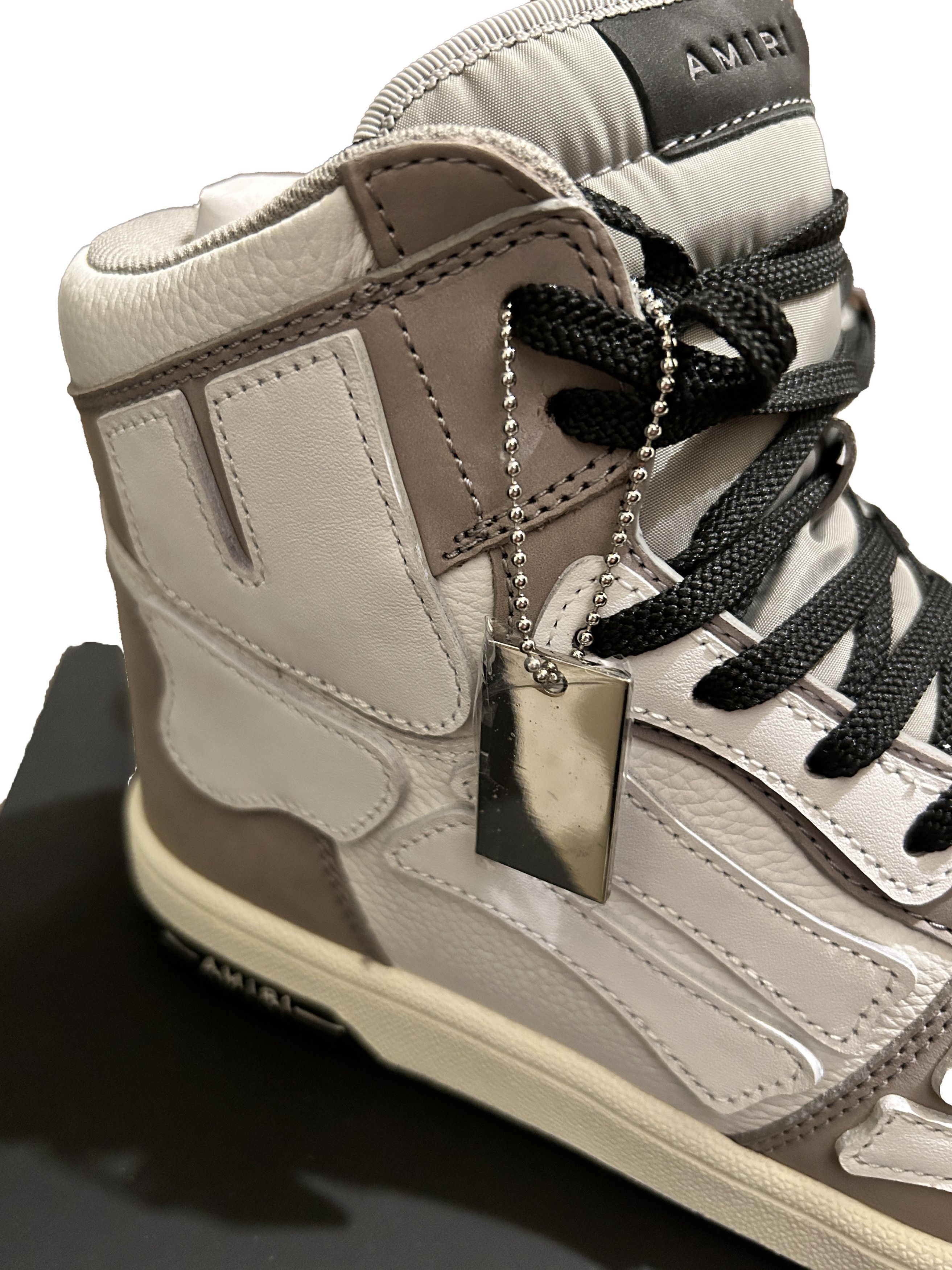 Amiri Amiri Skel High-Top GREY Sneakers Size US 11 / EU 44 - 4 Thumbnail